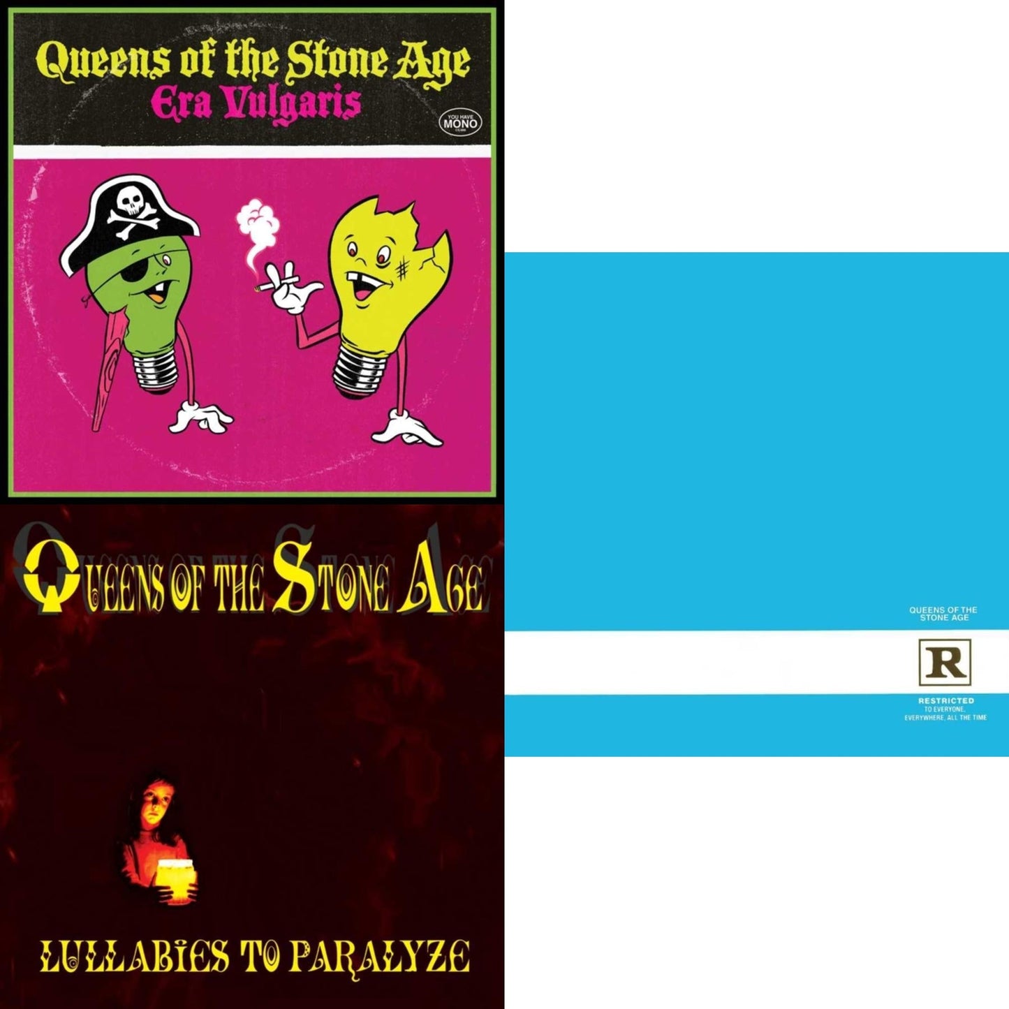 Queens Of The Stone Age - Era Vulgaris (180G) & Lullabies To Paralyze (2LP/180G) (X) & Rated R (180G) (X)