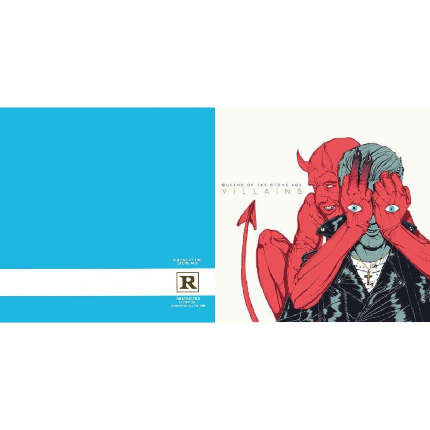 Queens Of The Stone Age - Rated R (180G) (X) & Villains (Gatefold/Dl Card) - LP Vinyl Bundle