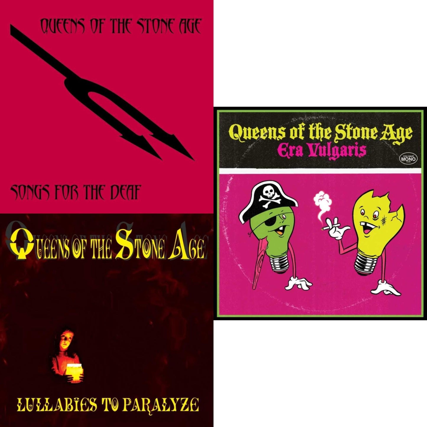 Queens Of The Stone Age - Era Vulgaris (180G) & Lullabies To Paralyze (2LP/180G) (X) & Songs For The Deaf (180G) (X)