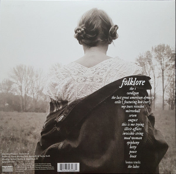 Taylor Swift – Folklore 2x Vinyl LP Record