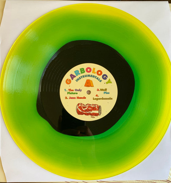 Aesop Rock X Blockhead – Garbology (Instrumental Version) 2x Yellow/Green/Black Color Vinyl LP Record