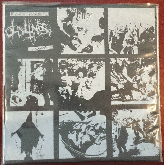 Old Lines – If You See Something, Say Something Clear Color Vinyl 7" Record