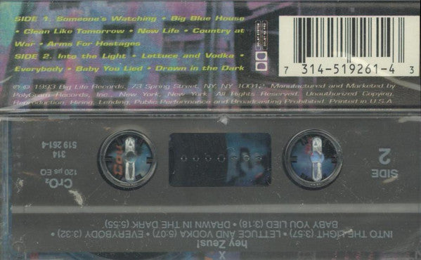 X - Hey Zeus! MC Cassette Tape