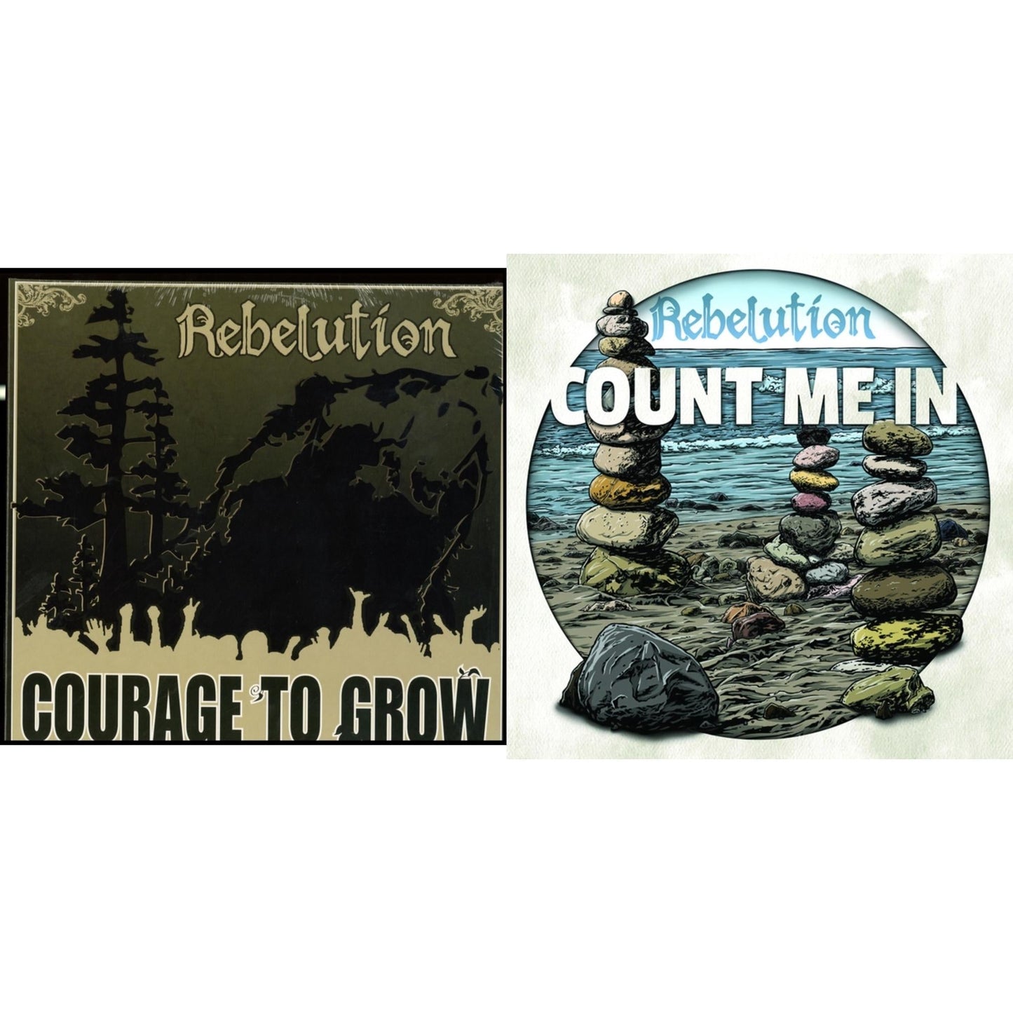 Rebelution - Courage To Grow & Count Me In - LP Vinyl Bundle