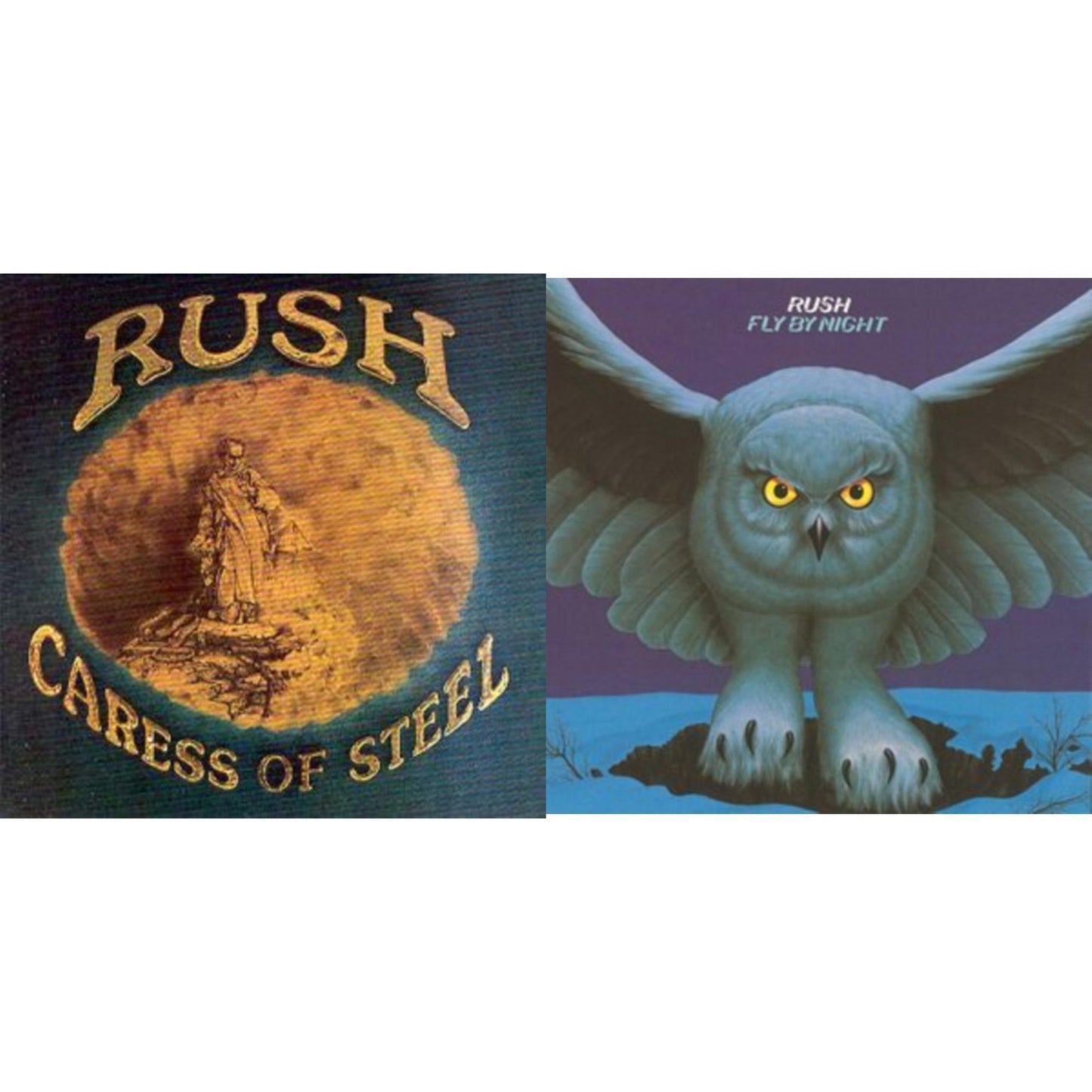 Rush - Fly By Night & Caress Of Steel - CD Bundle