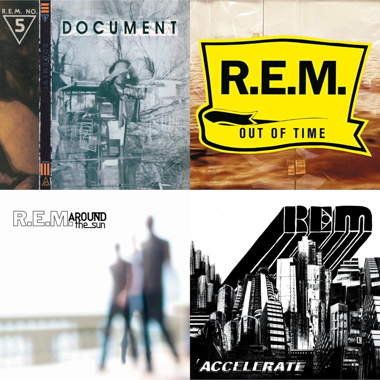 R.E.M. - Document & Out Of Time & Around The Sun (2LP) & Accelerate