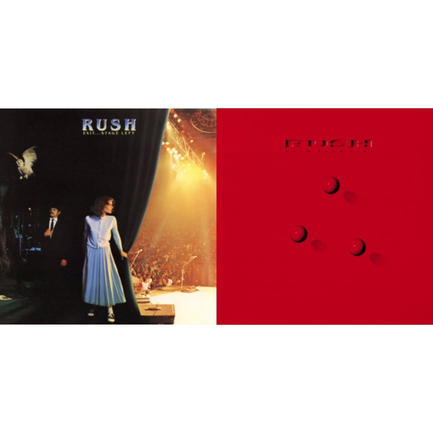 Rush - Exit Stage Left (180G) & Hold Your Fire (180G) - LP Vinyl Bundle