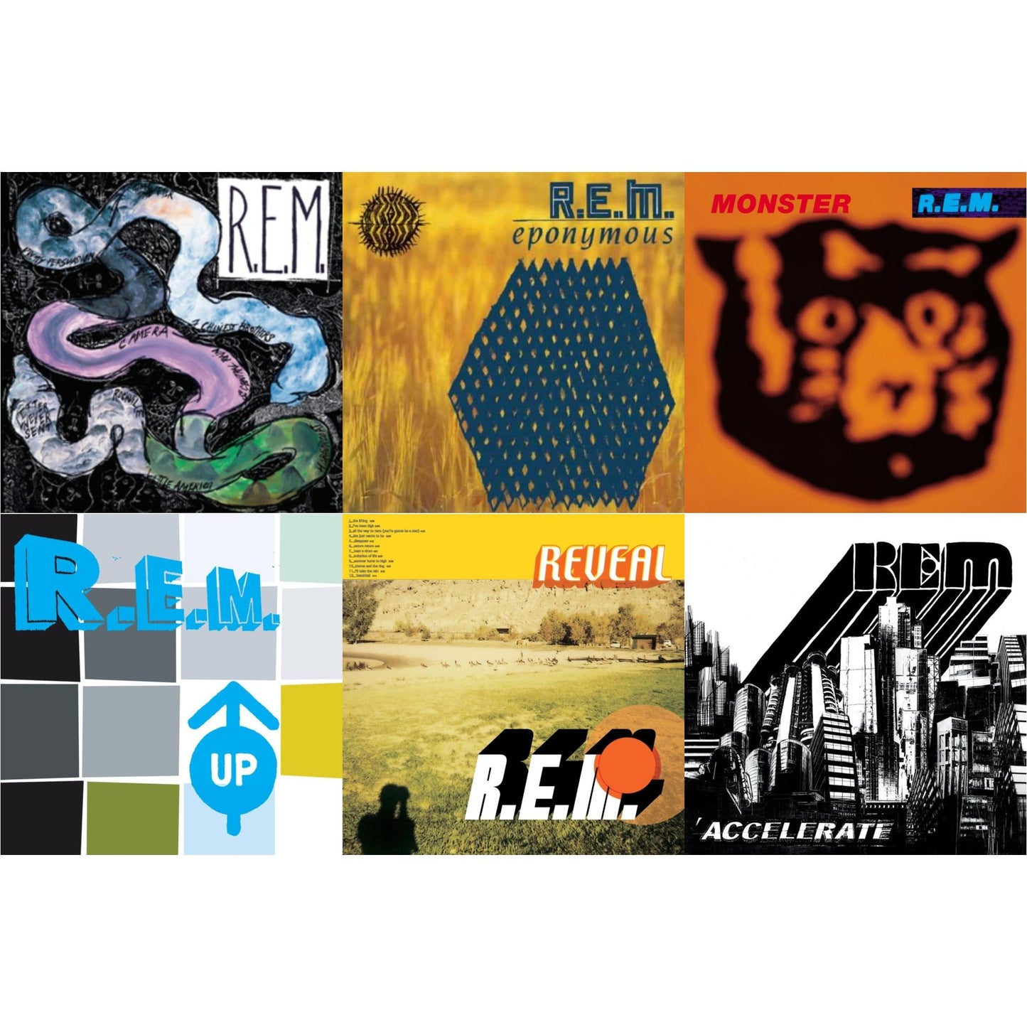 R.E.M. - Reckoning & Eponymous & Monster & Up (25Th Anniversary) (Deluxe Edition) (2LP) & Reveal & Accelerate