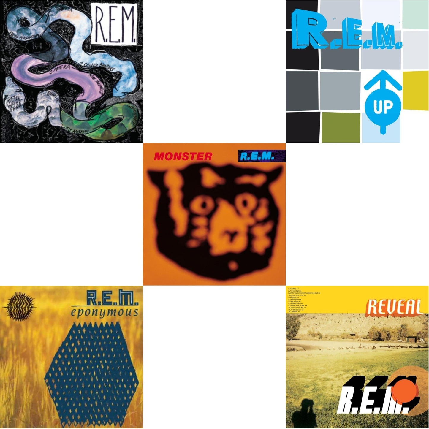 R.E.M. - Reckoning & Eponymous & Monster & Up (25Th Anniversary) (Deluxe Edition) (2LP) & Reveal