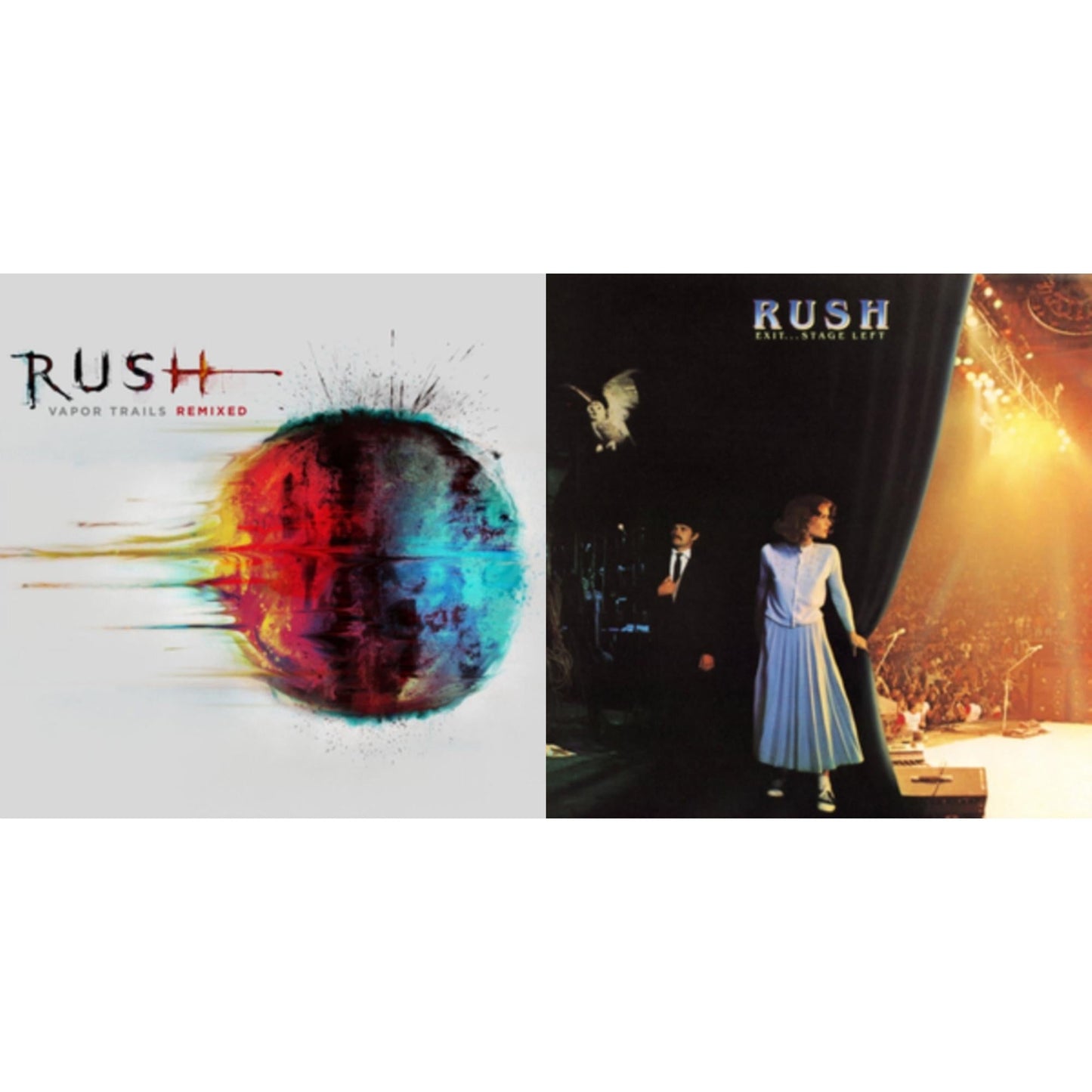 Rush - Vapor Trails (Remixed) & Exit Stage Left (180G) - LP Vinyl Bundle