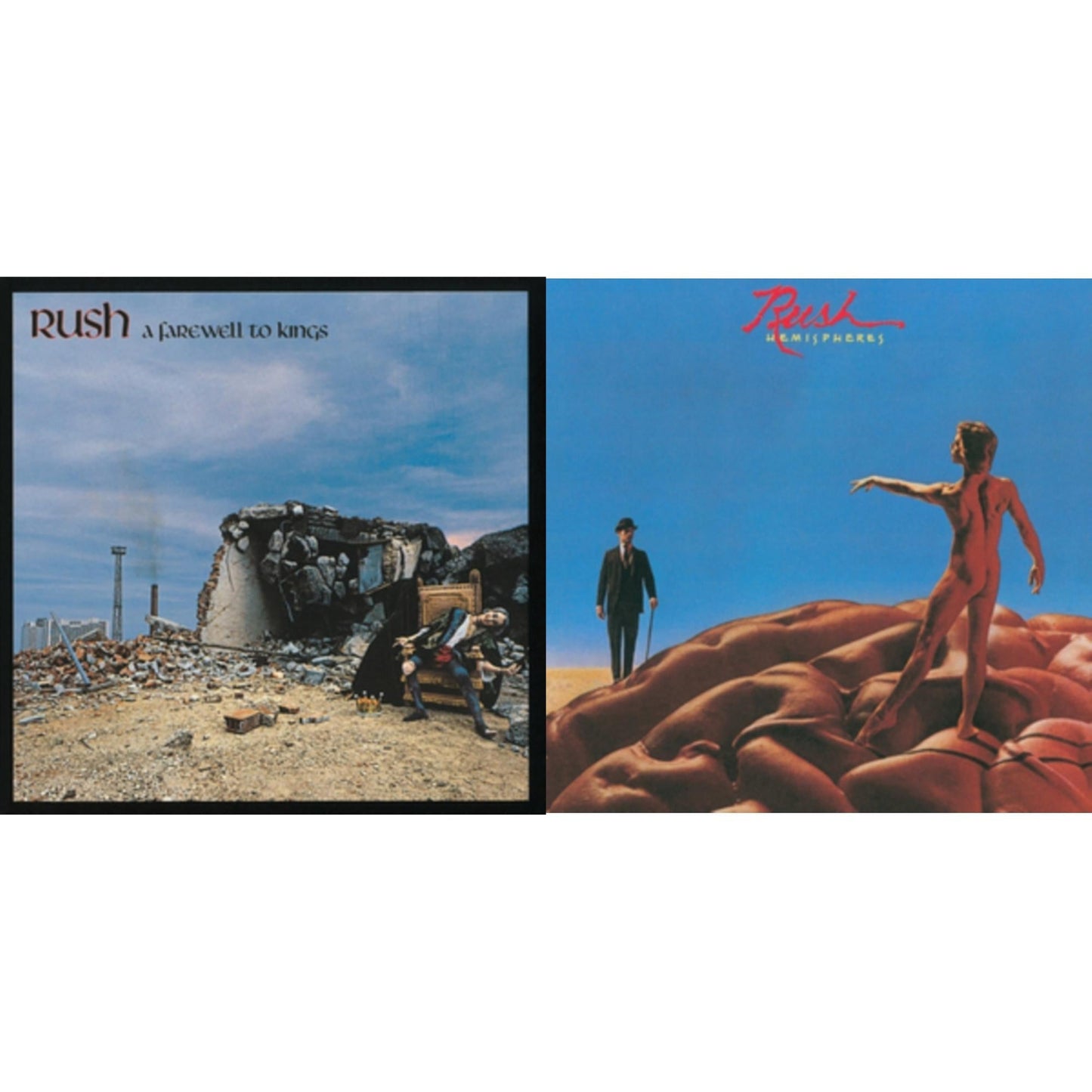 Rush - Farewell To Kings (180G) & Hemispheres (180G) - LP Vinyl Bundle