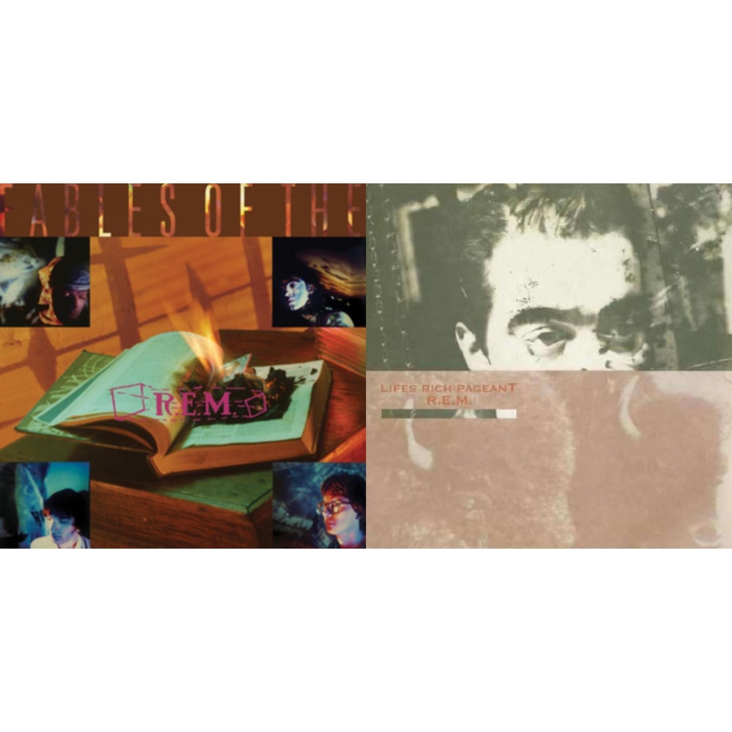 R.E.M. - Fables Of The Reconstruction & Lifes Rich Pageant - LP Vinyl Bundle