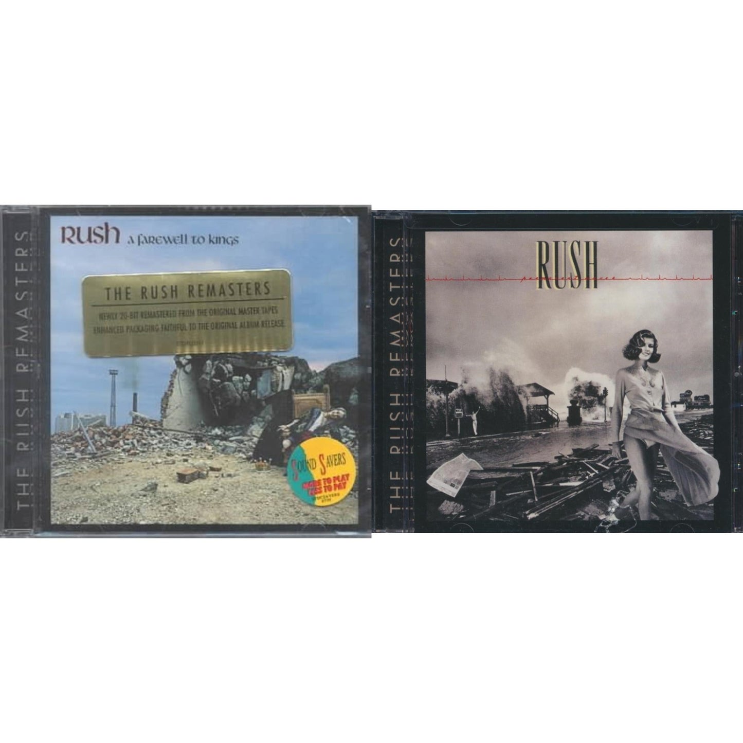 Rush - Farewell To Kings & Permanent Waves - CD Bundle