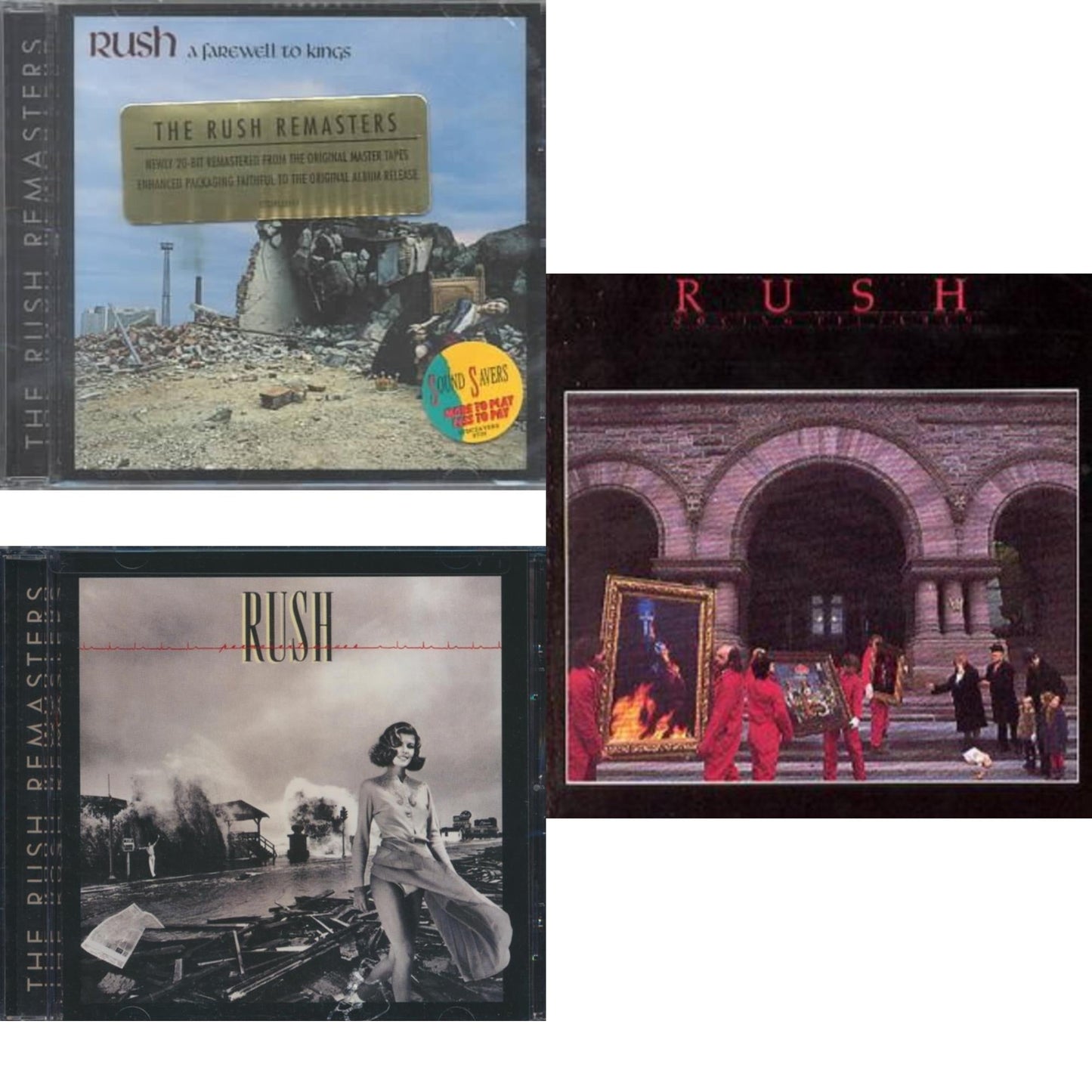 Rush - Farewell To Kings & Permanent Waves & Moving Pictures (Remastered) - CD Bundle