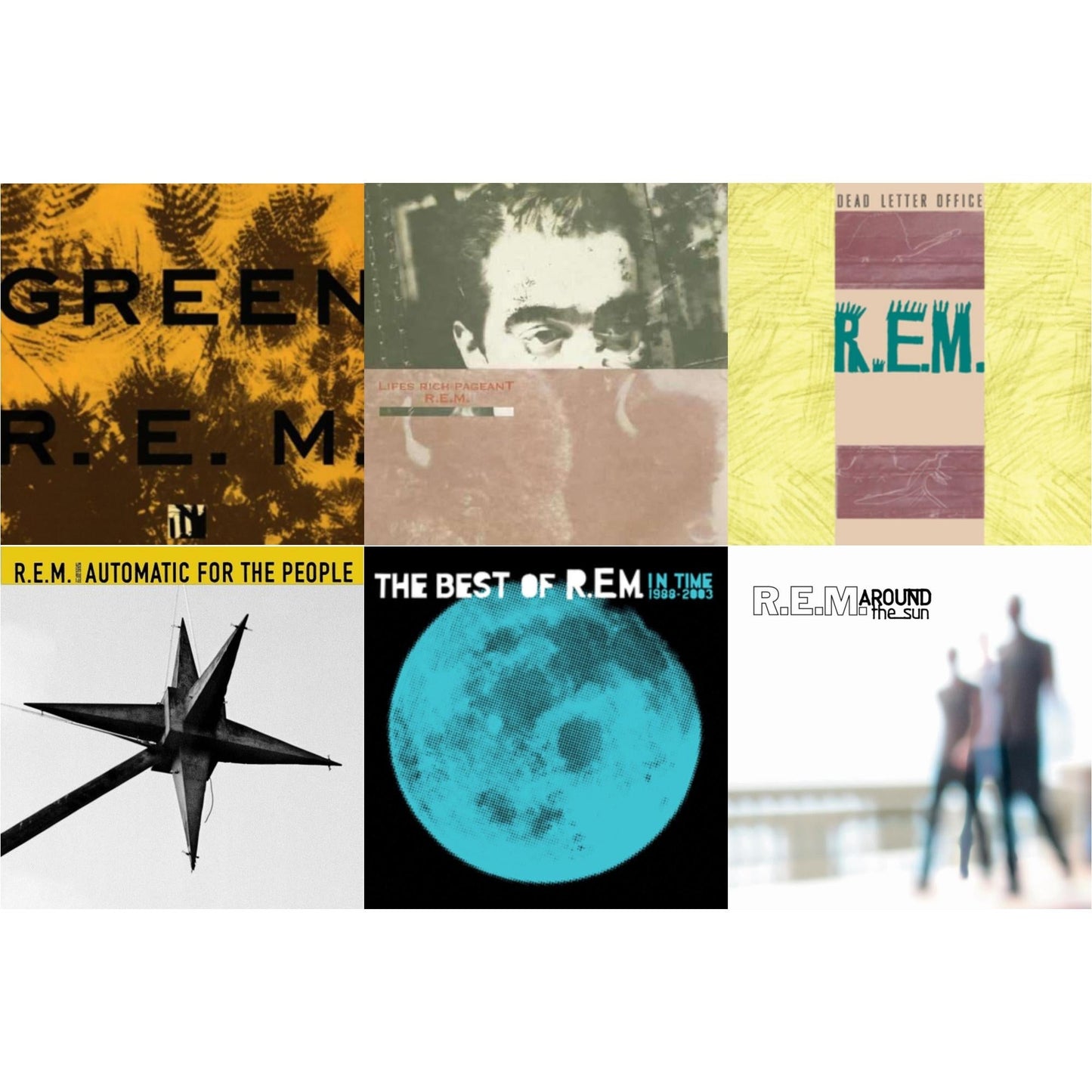 R.E.M. - Green & Lifes Rich Pageant & Dead Letter Office & Automatic For The People (25Th Anniversary Deluxe Edition) & In Time: The Best Of R.E.M. 1988-2003 (2LP/180G) & Around The Sun (2LP)