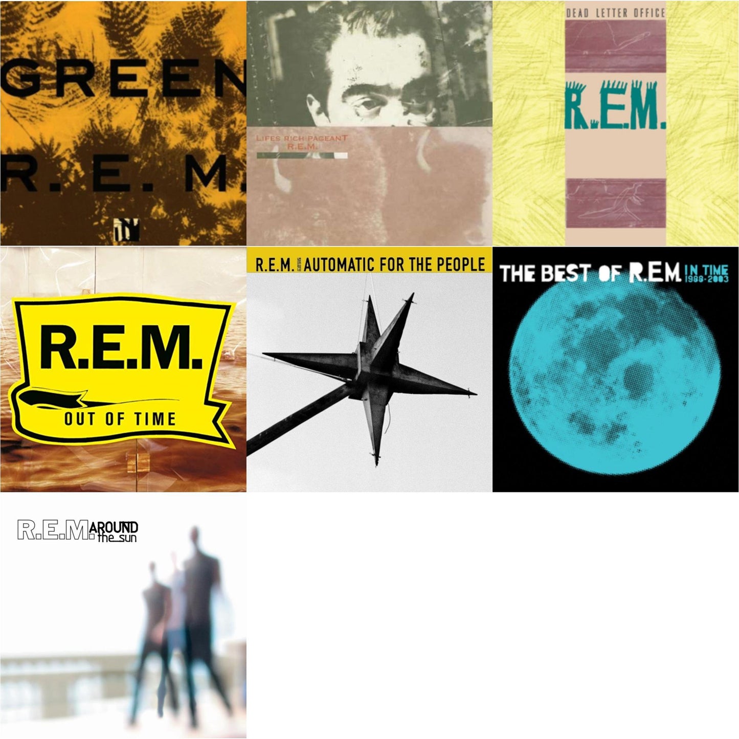 R.E.M. - Green & Lifes Rich Pageant & Dead Letter Office & Out Of Time & Automatic For The People (25Th Anniversary Deluxe Edition) & In Time: The Best Of R.E.M. 1988-2003 (2LP/180G) & Around The Sun (2LP)