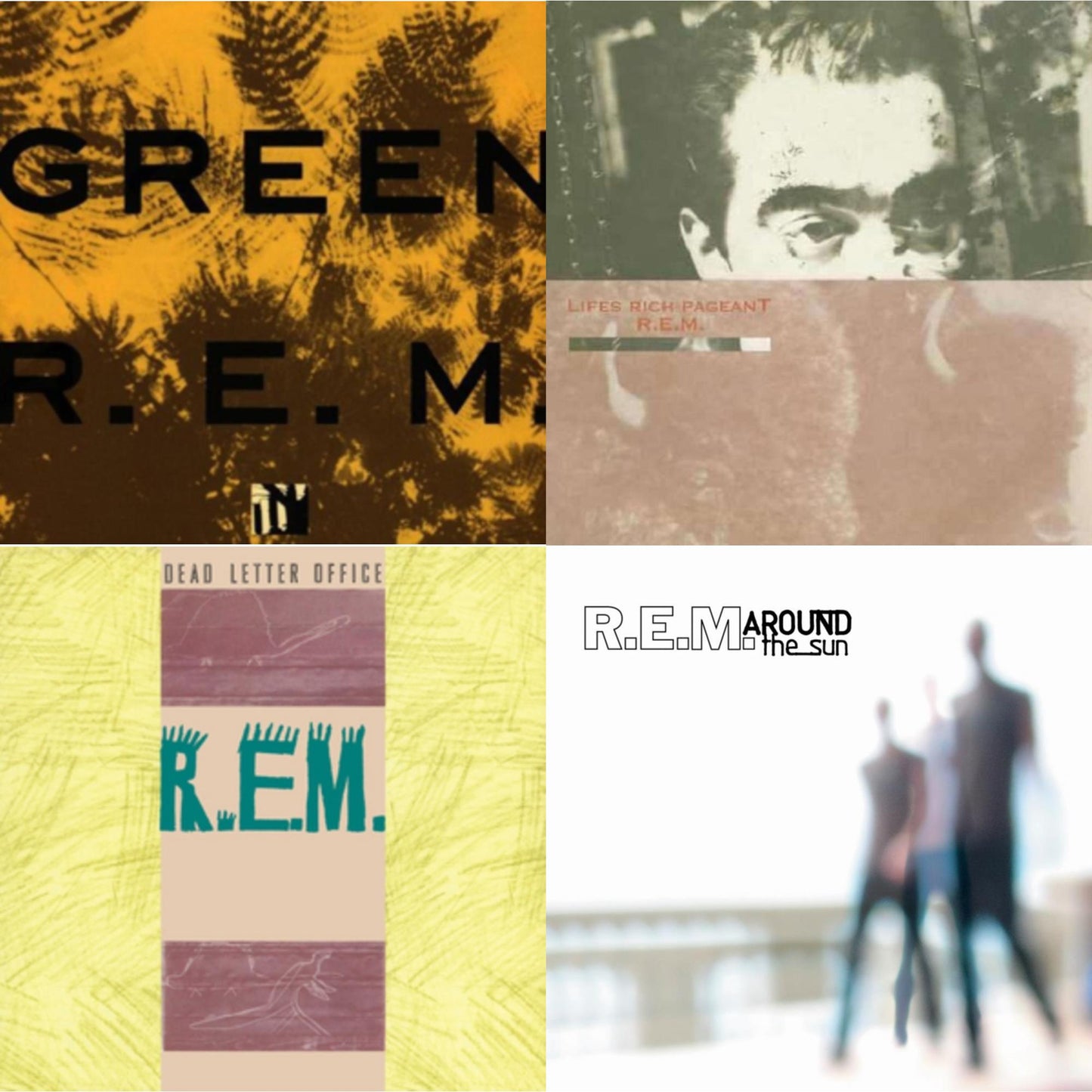 R.E.M. - Green & Lifes Rich Pageant & Dead Letter Office & Around The Sun (2LP)