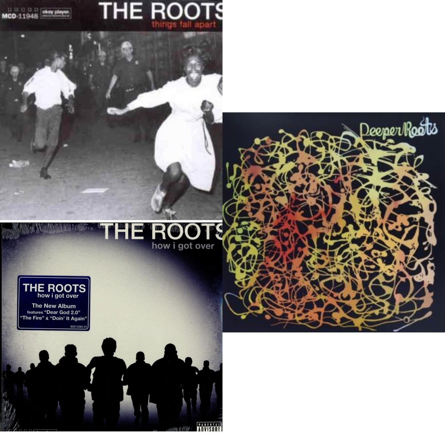 Roots - Things Fall Apart & How I Got Over & Deeper Roots - LP Vinyl Bundle