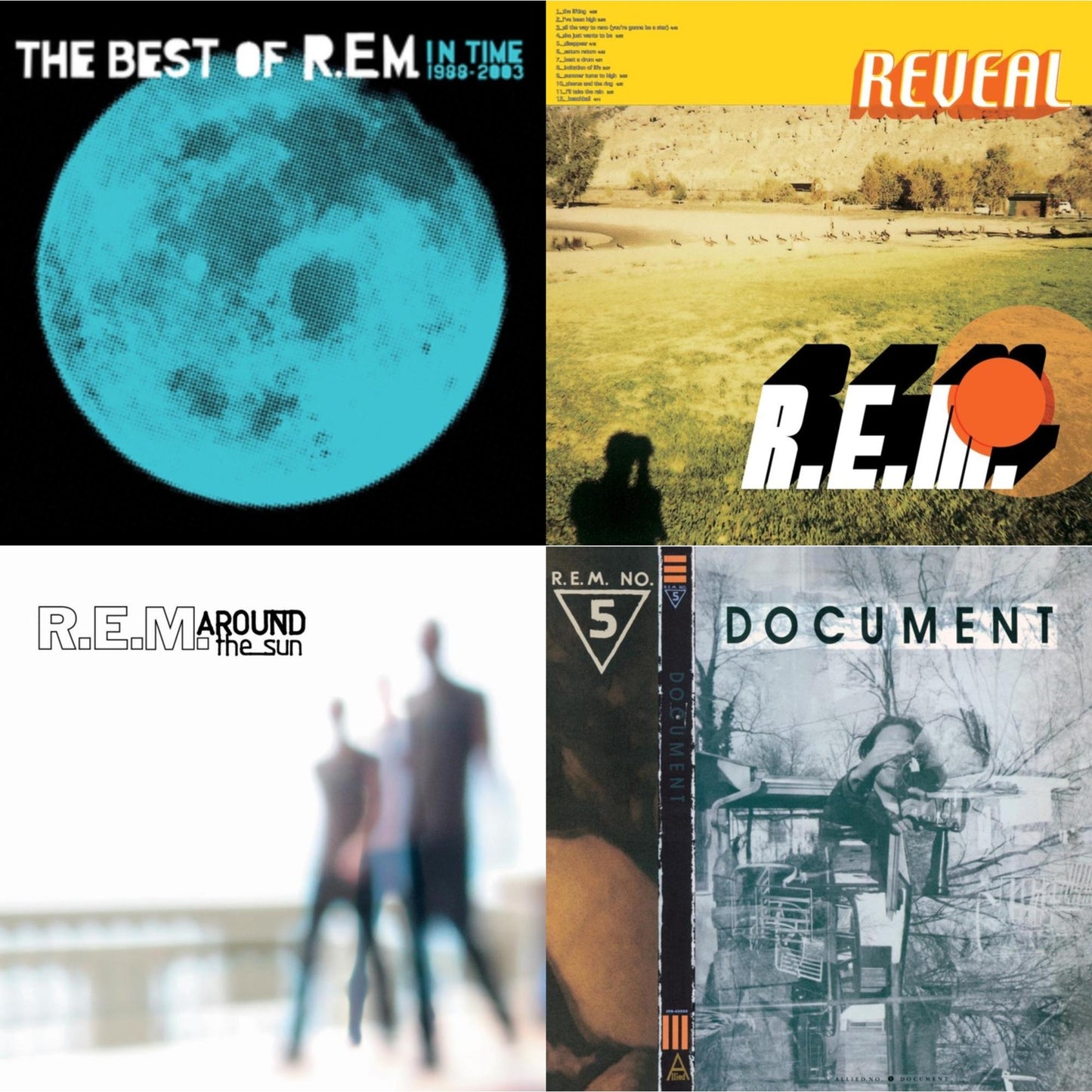 R.E.M. - Document & In Time: The Best Of R.E.M. 1988-2003 (2LP/180G) & Reveal & Around The Sun (2LP)