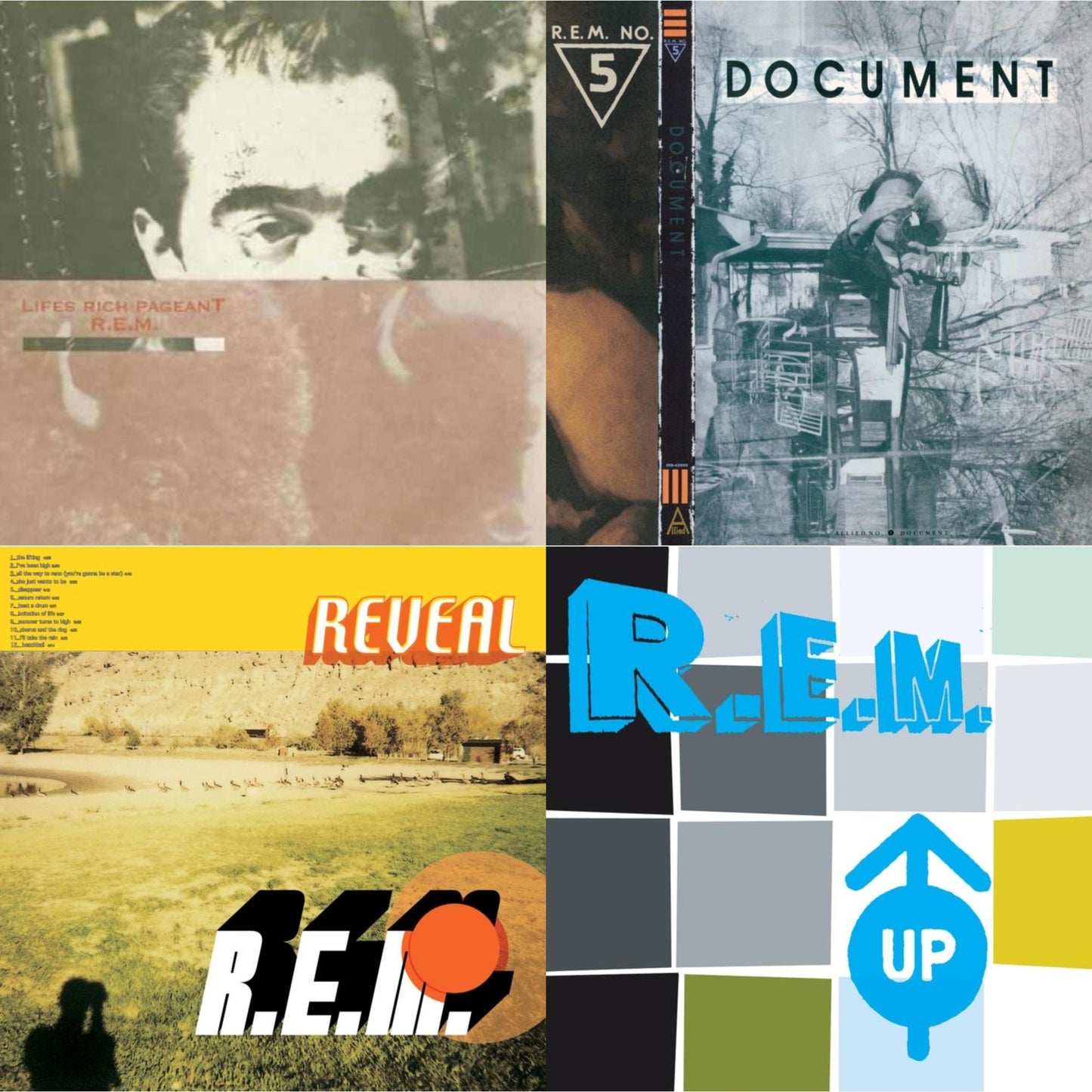 R.E.M. - Document & Lifes Rich Pageant & Up (25Th Anniversary) (Deluxe Edition) (2LP) & Reveal