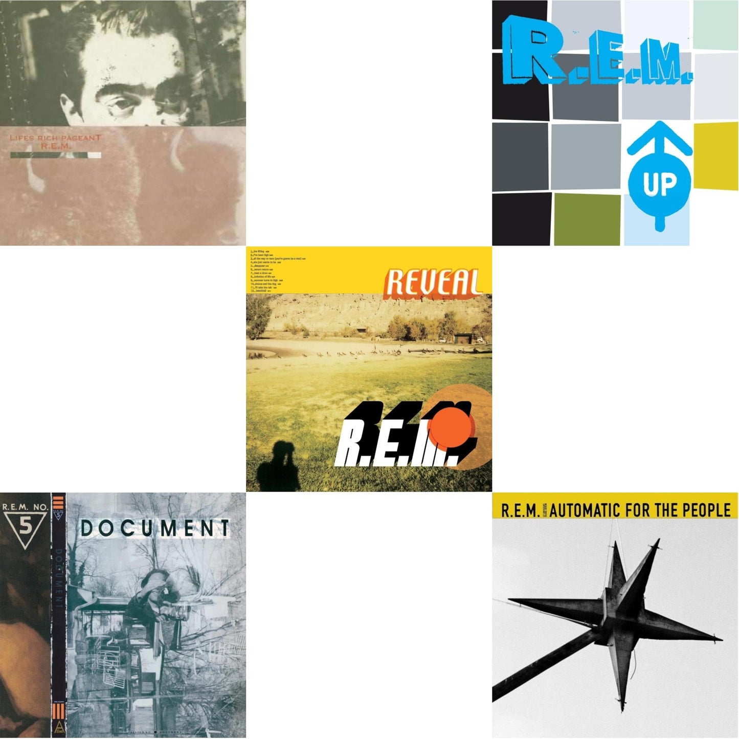 R.E.M. - Document & Lifes Rich Pageant & Automatic For The People (25Th Anniversary Deluxe Edition) & Up (25Th Anniversary) (Deluxe Edition) (2LP) & Reveal
