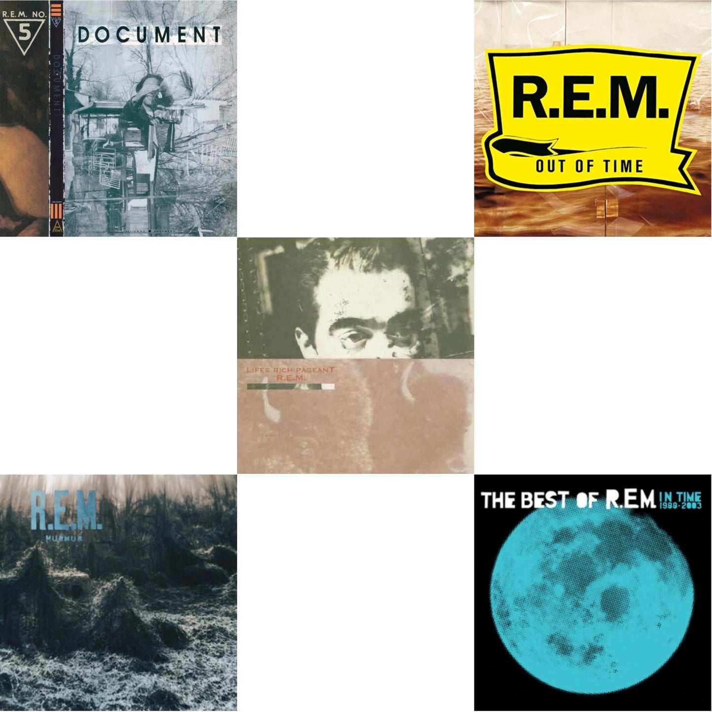 R.E.M. - Document & Murmur & Lifes Rich Pageant & Out Of Time & In Time: The Best Of R.E.M. 1988-2003 (2LP/180G)