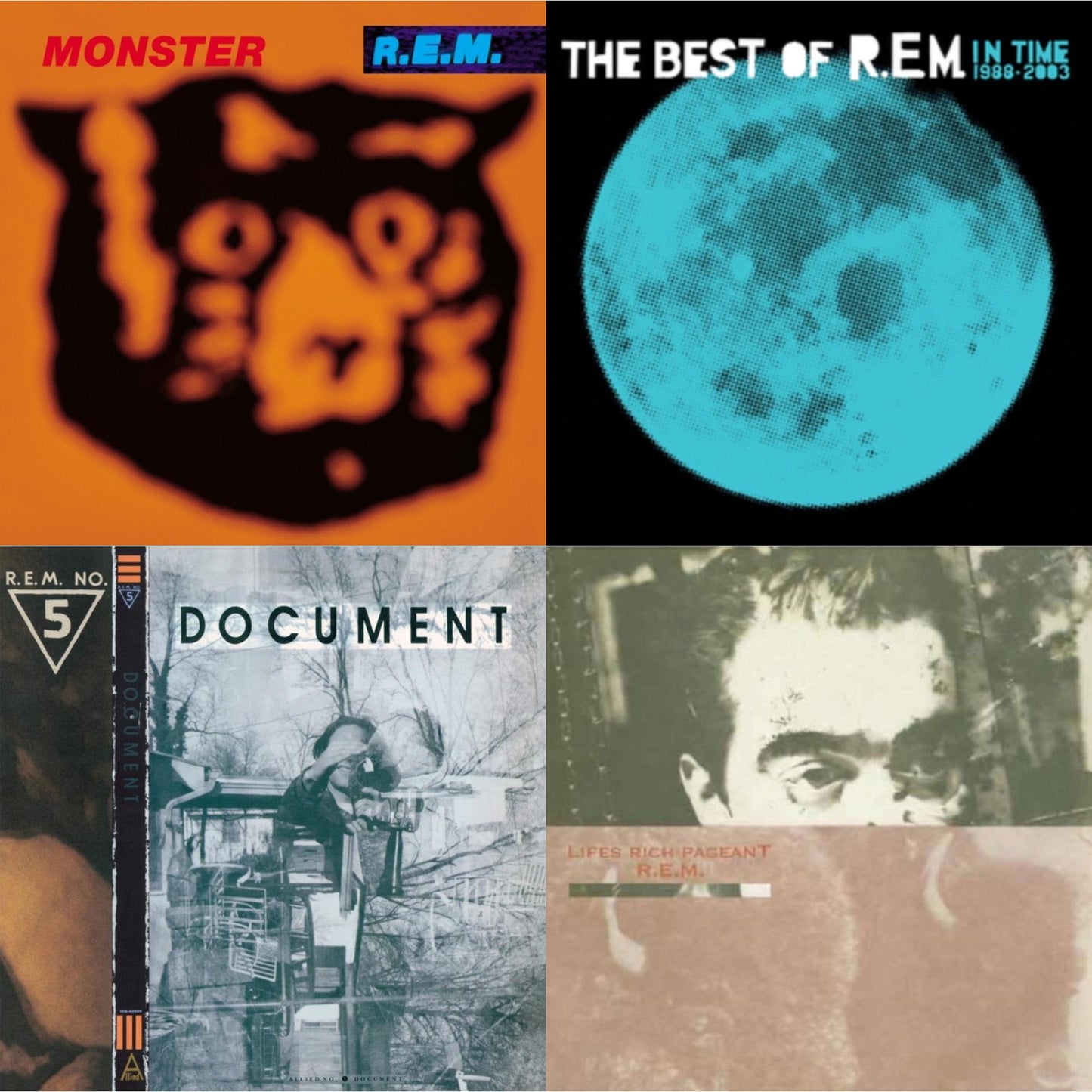 R.E.M. - Document & Lifes Rich Pageant & In Time: The Best Of R.E.M. 1988-2003 (2LP/180G) & Monster