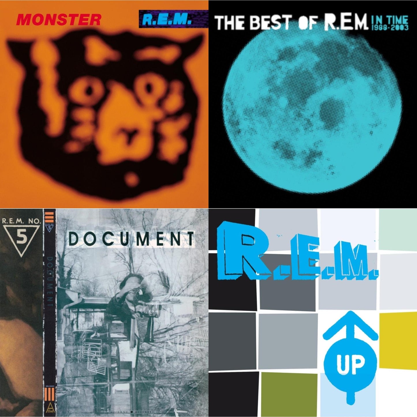 R.E.M. - Document & In Time: The Best Of R.E.M. 1988-2003 (2LP/180G) & Monster & Up (25Th Anniversary) (Deluxe Edition) (2LP)