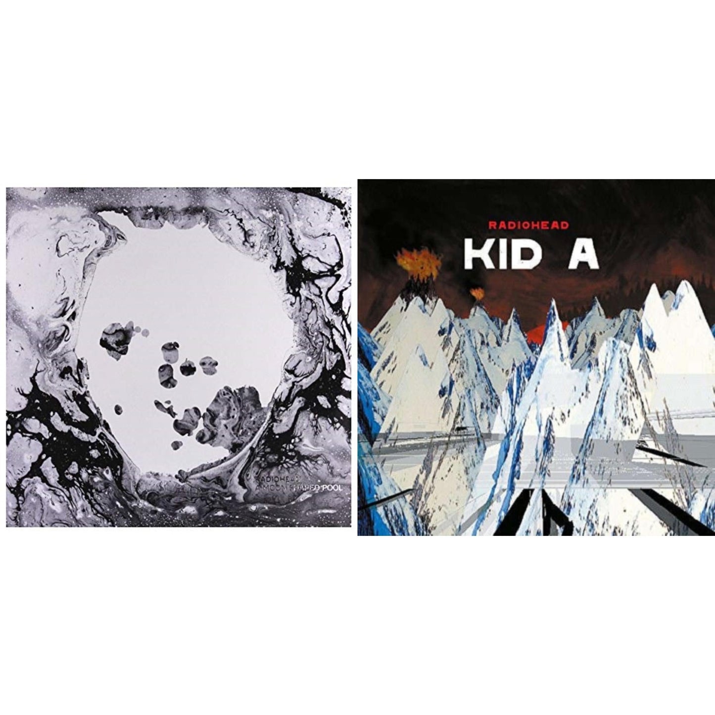 Radiohead - Kid A (2LP/180G) & Moon Shaped Pool (Foil Gatefold Cover)
