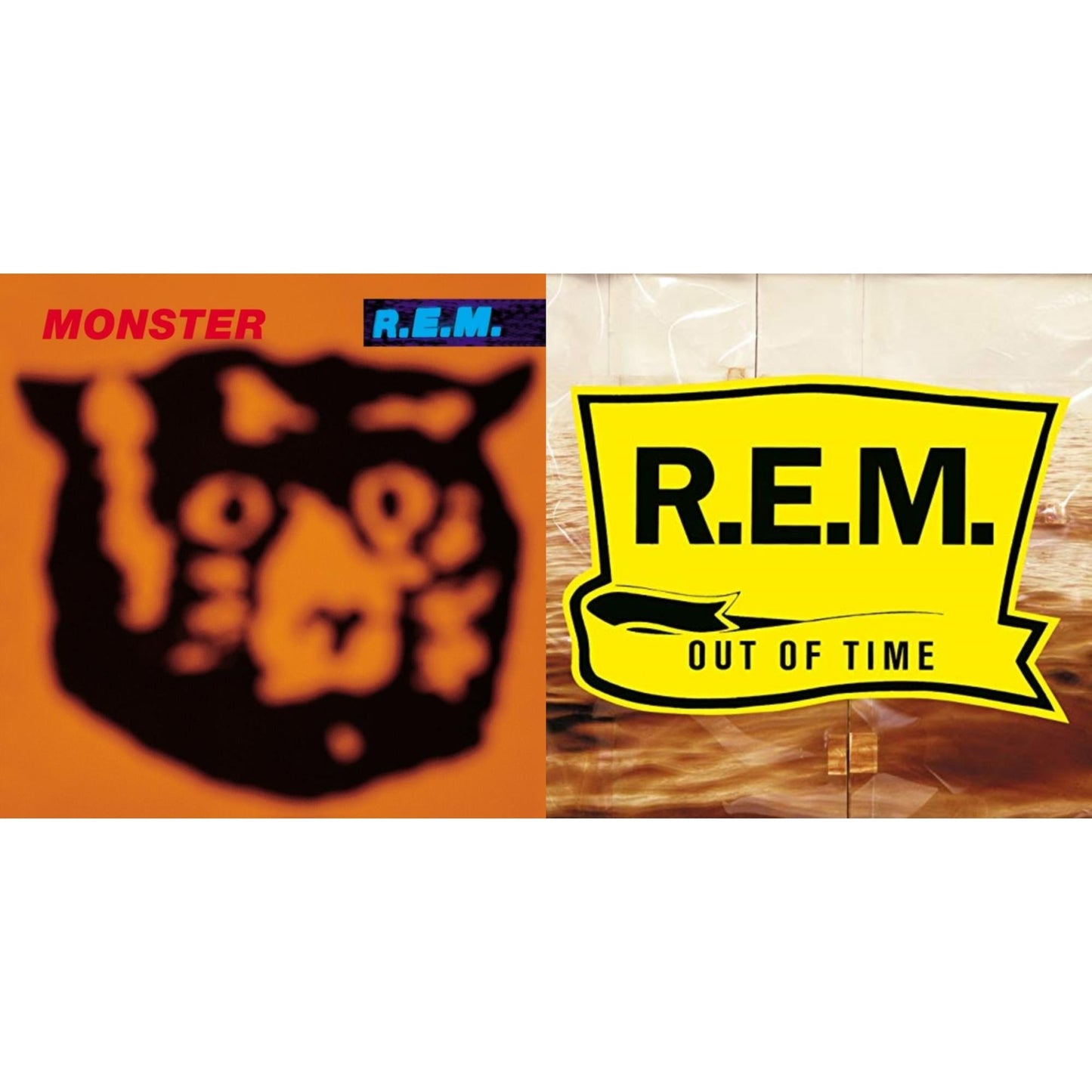 R.E.M. - Out Of Time & Monster - LP Vinyl Bundle