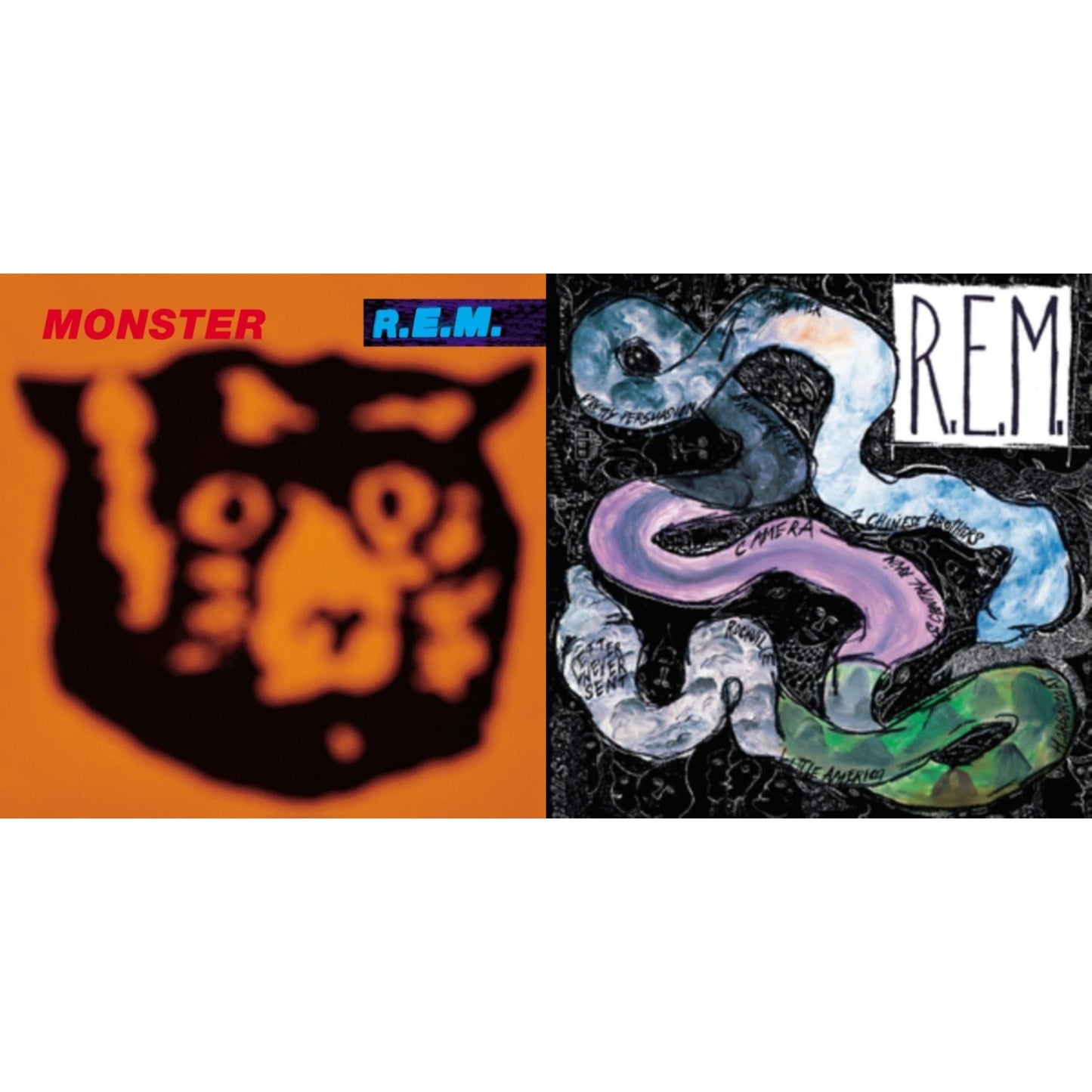 R.E.M. - Reckoning & Monster - LP Vinyl Bundle