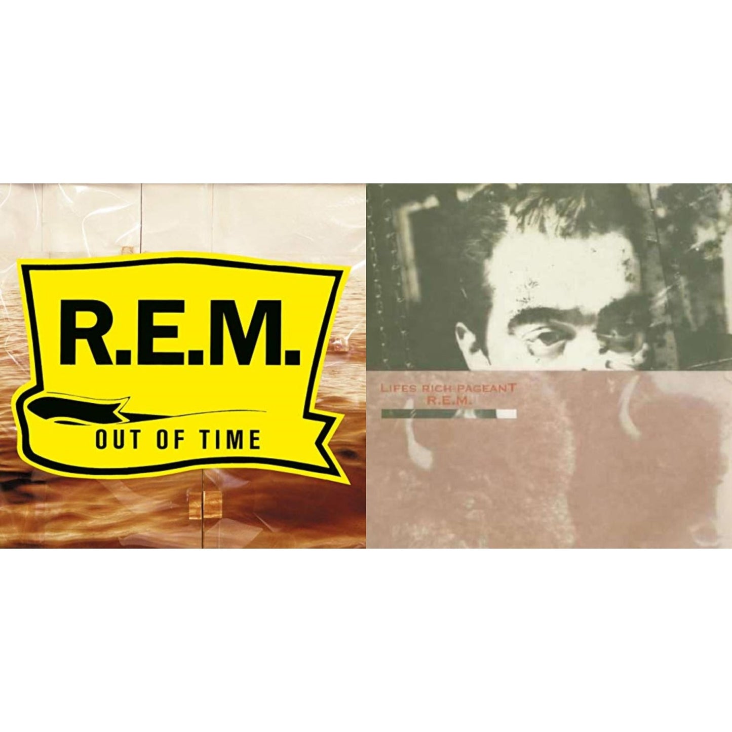 R.E.M. - Lifes Rich Pageant & Out Of Time - LP Vinyl Bundle