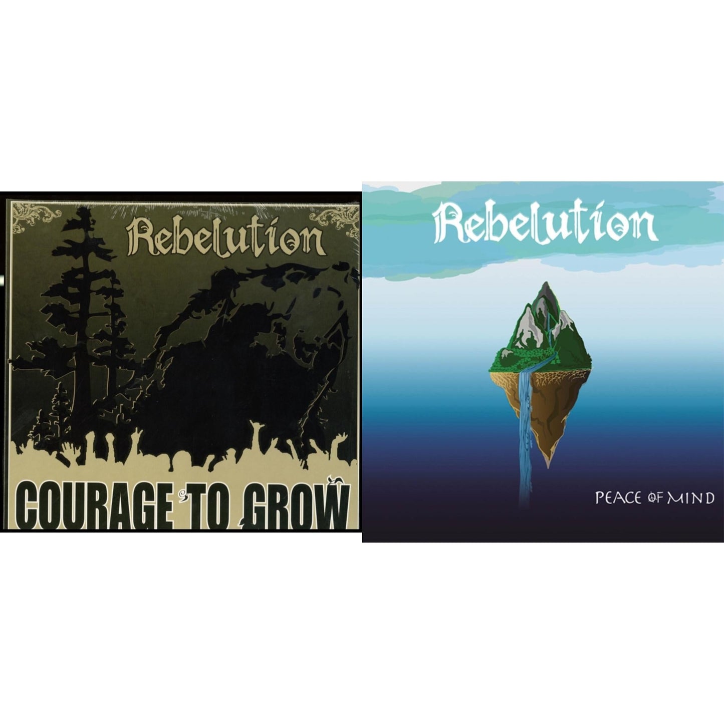 Rebelution - Courage To Grow & Peace Of Mind - LP Vinyl Bundle
