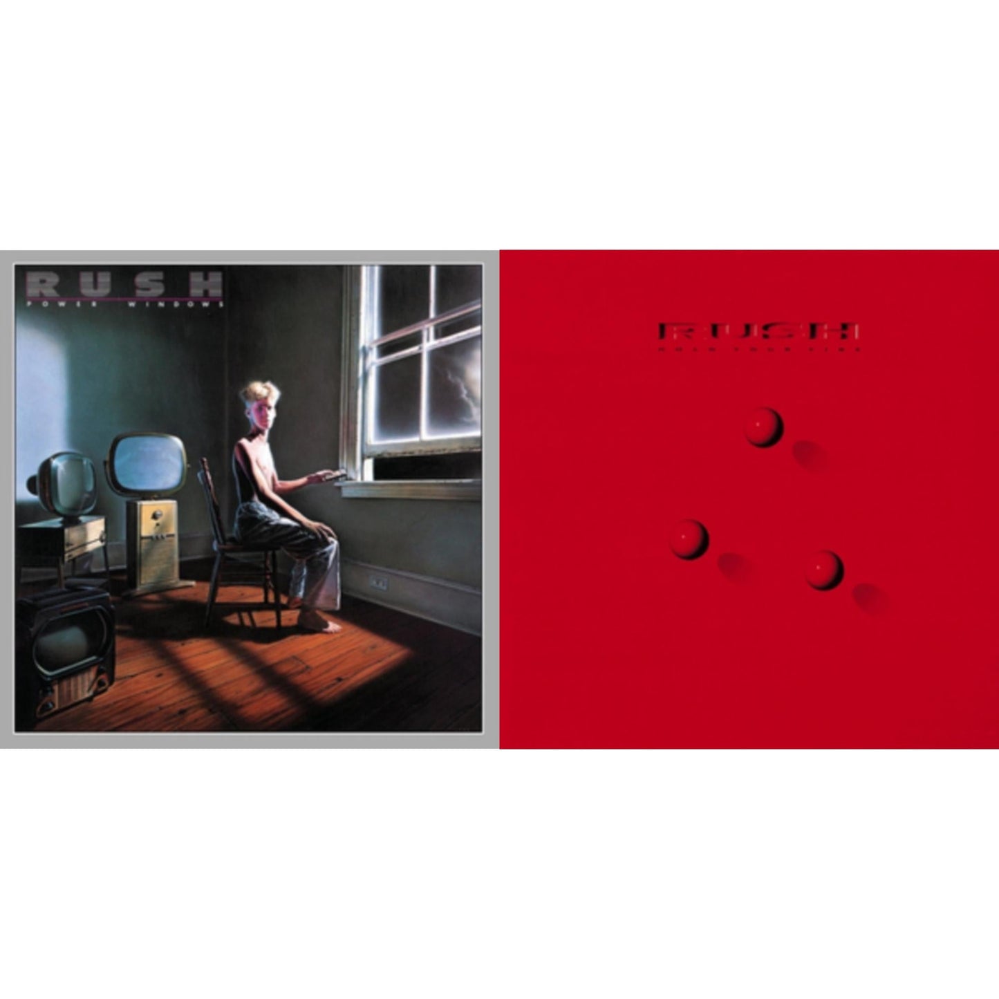 Rush - Power Windows (180G) & Hold Your Fire (180G) - LP Vinyl Bundle