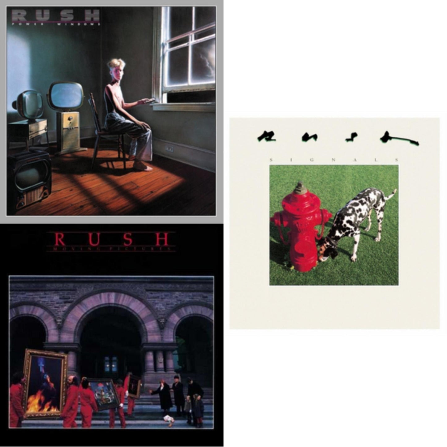 Rush - Moving Pictures (180G LP Vinyl/Dl Card) & Signals (180G) & Power Windows (180G)