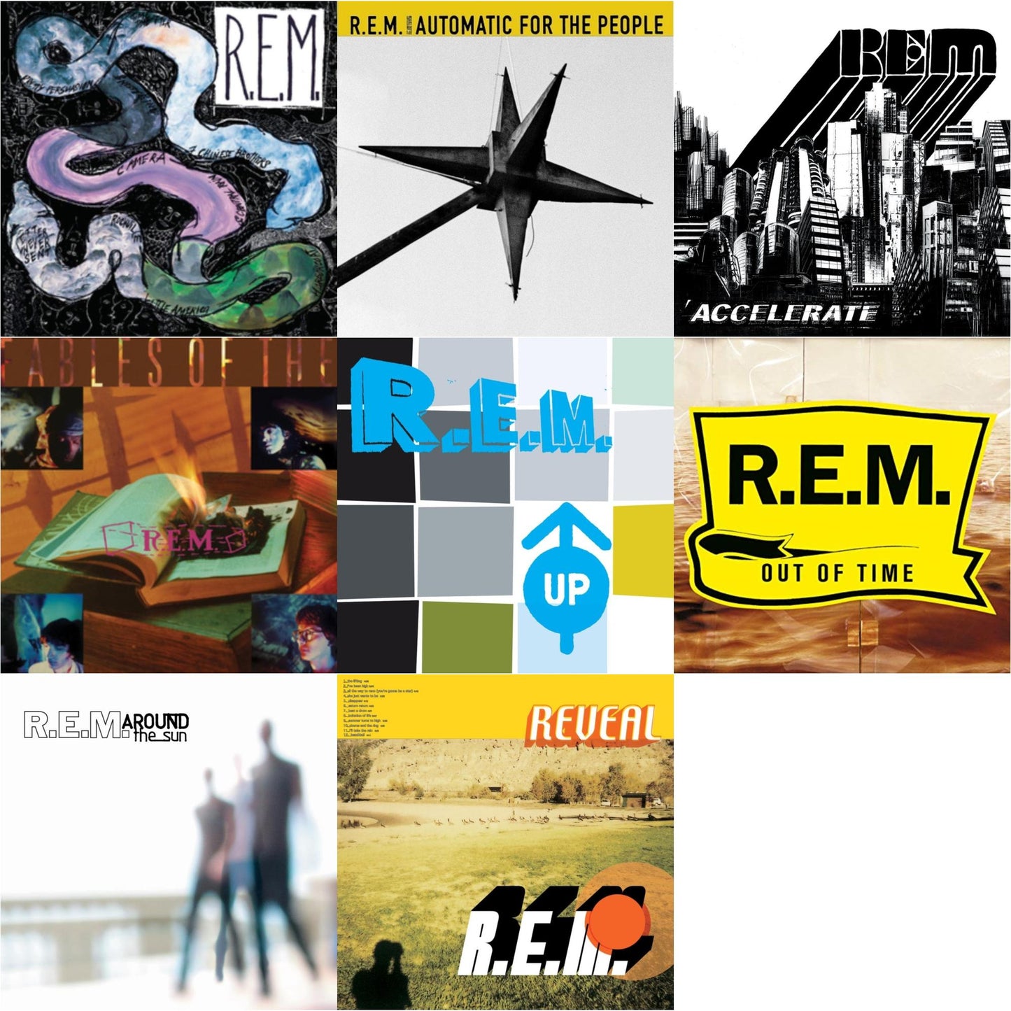 R.E.M. - Fables Of The Reconstruction & Reckoning & Out Of Time & Automatic For The People (25Th Anniversary Deluxe Edition) & Up (25Th Anniversary) (Deluxe Edition) (2LP) & Reveal & Around The Sun (2LP) & Accelerate