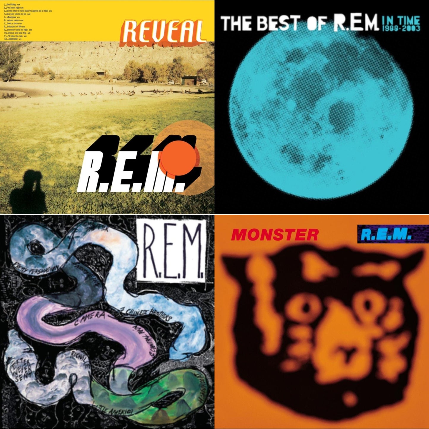 R.E.M. - Reckoning & In Time: The Best Of R.E.M. 1988-2003 (2LP/180G) & Monster & Reveal