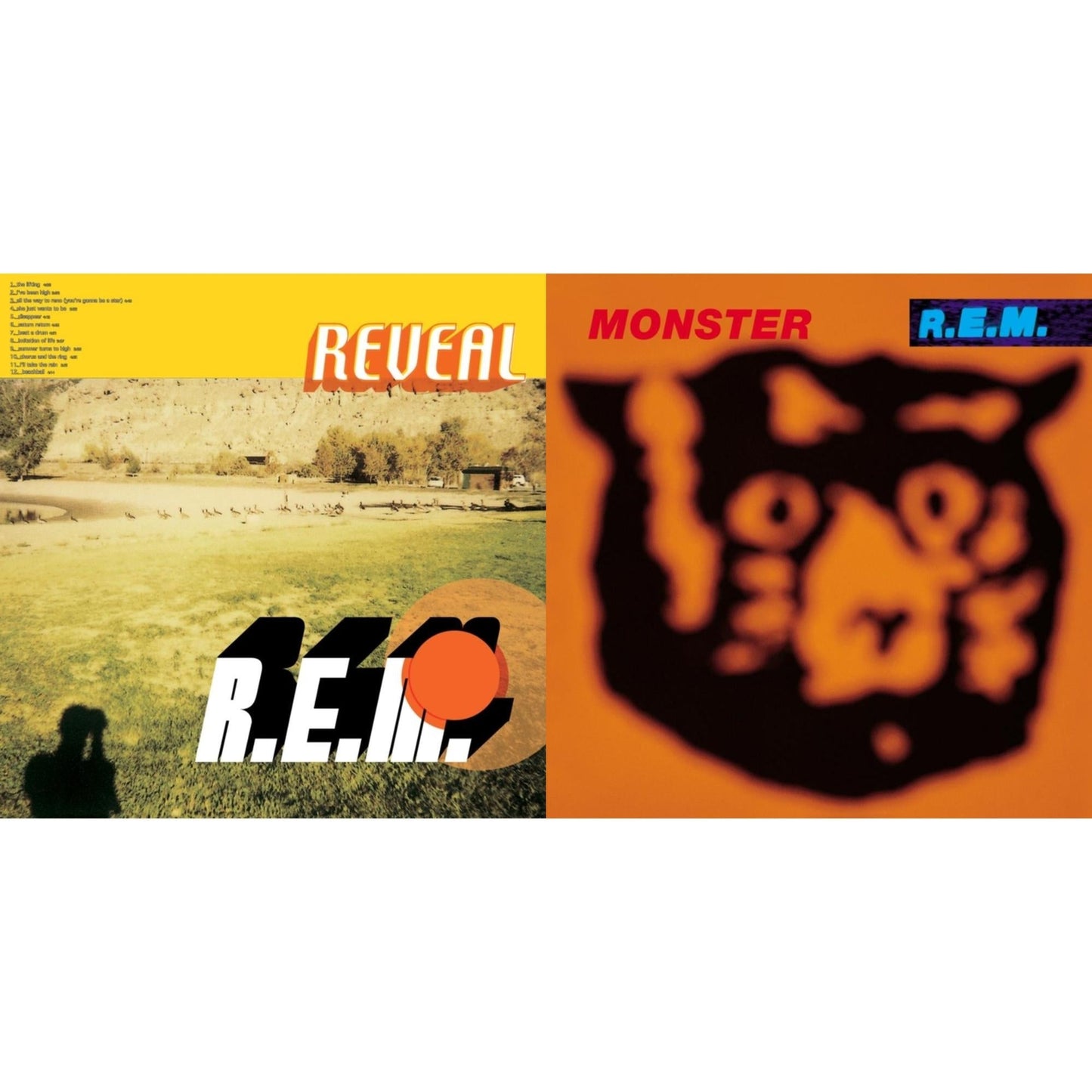 R.E.M. - Monster & Reveal - LP Vinyl Bundle