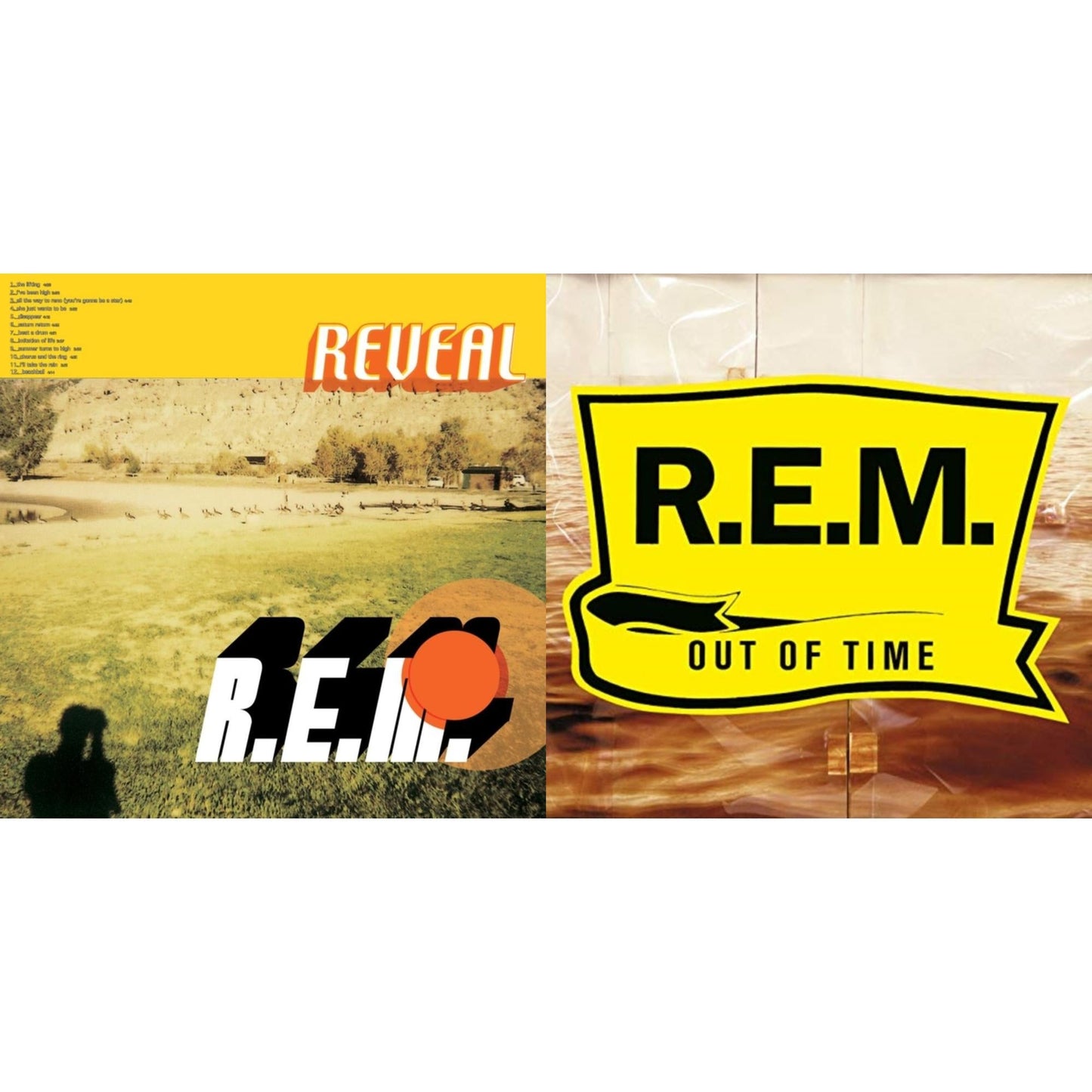 R.E.M. - Out Of Time & Reveal - LP Vinyl Bundle