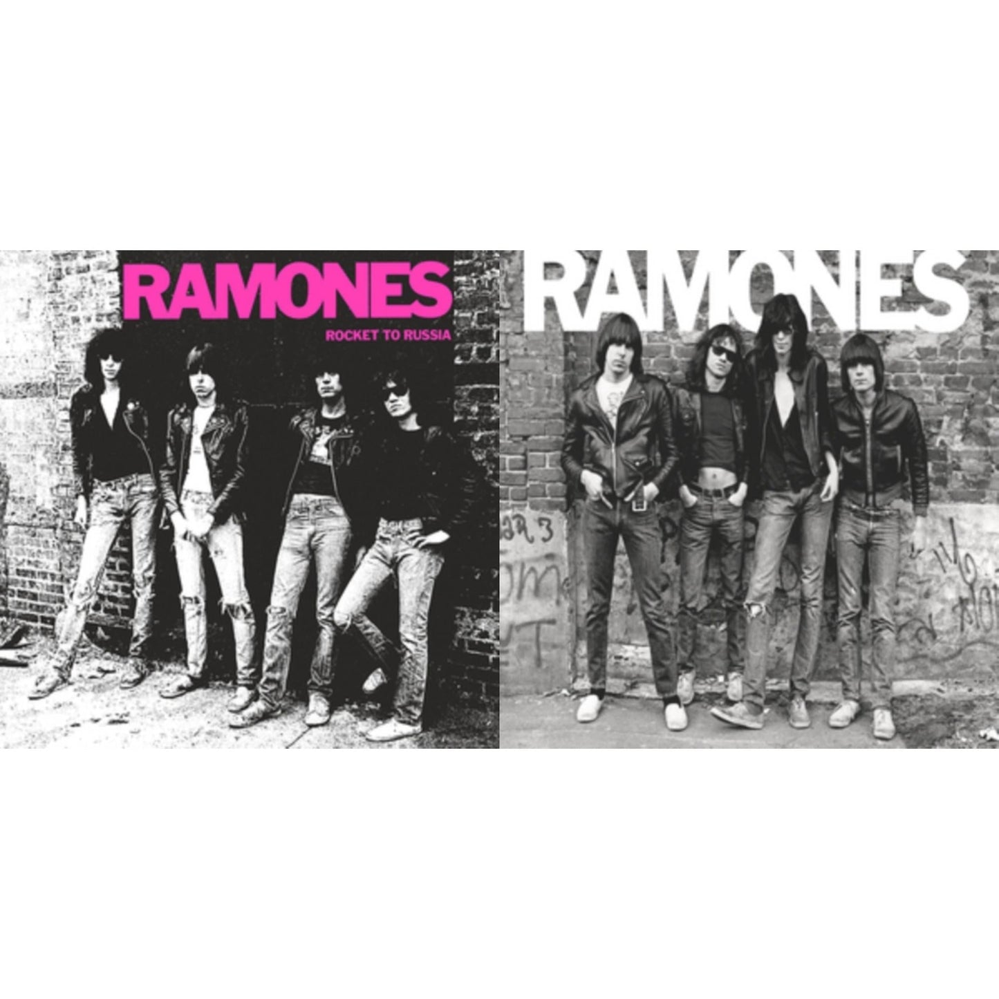 Ramones - Rocket To Russia (Remastered) & Ramones (Remastered) - LP Vinyl Bundle