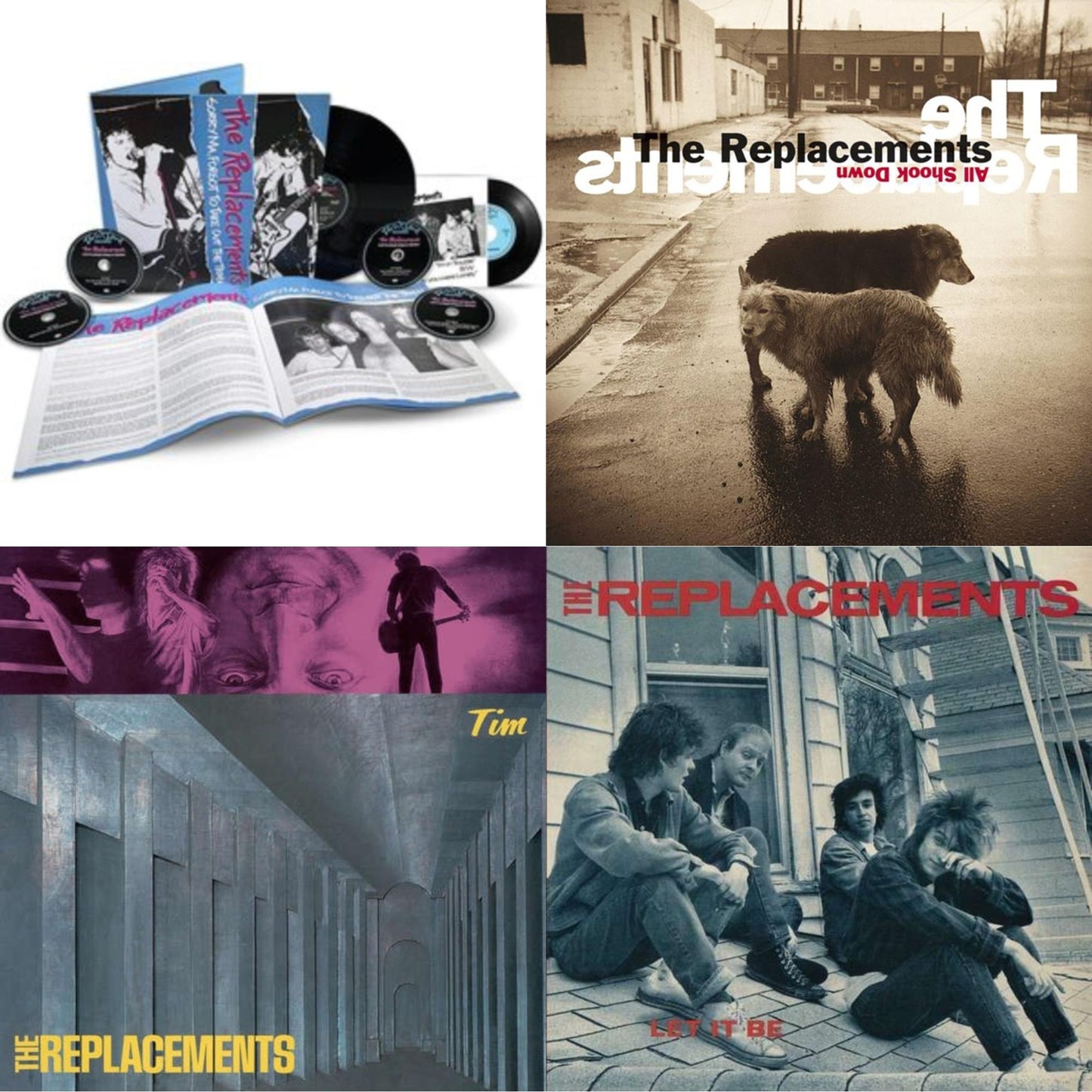 Replacements - Let It Be & Tim (Syeor) & Sorry Ma, Forgot To Take Out The Trash (Deluxe/4CD/LP) & All Shook Down (X) (Translucent Red LP Vinyl) (Rocktober)