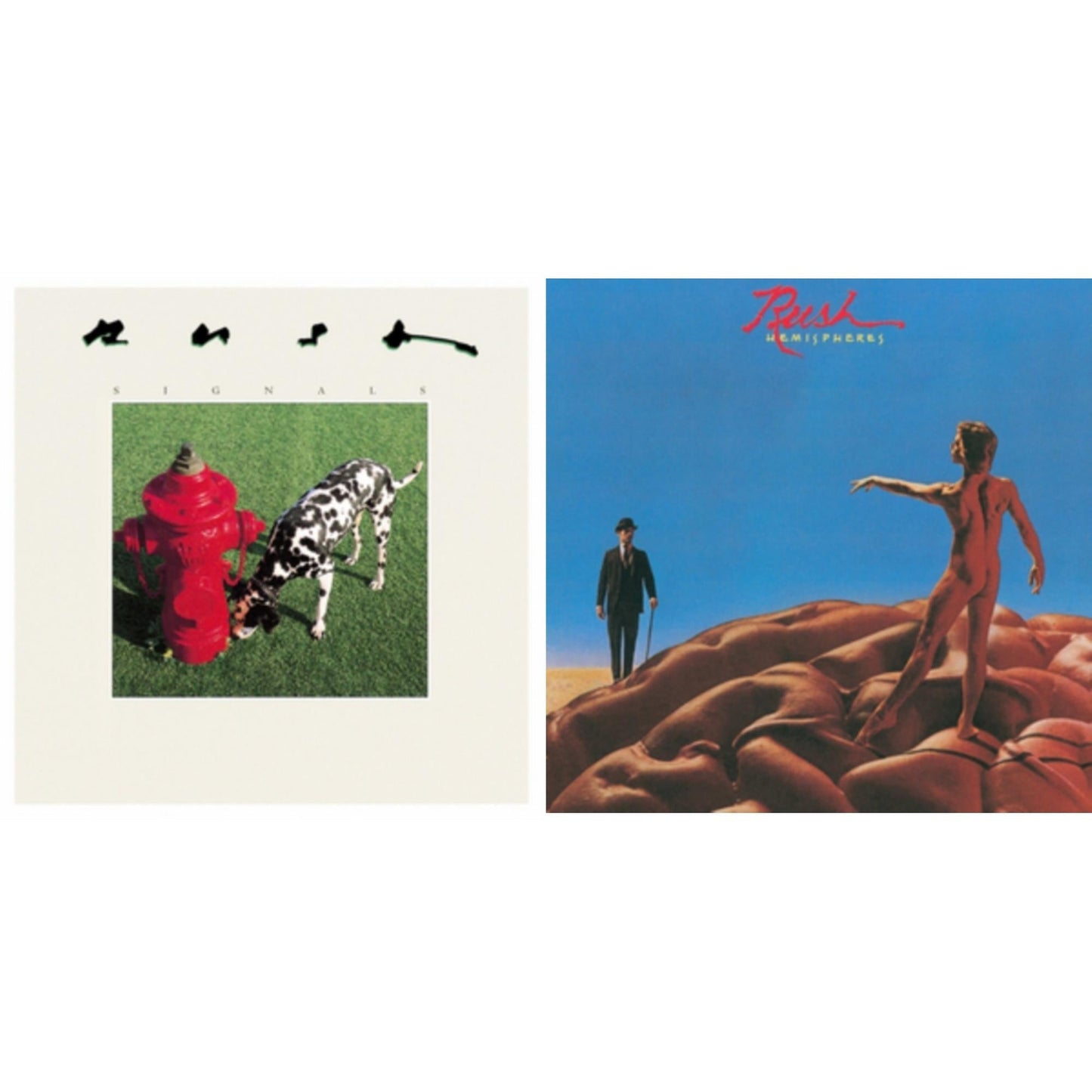 Rush - Hemispheres (180G) & Signals (180G) - LP Vinyl Bundle
