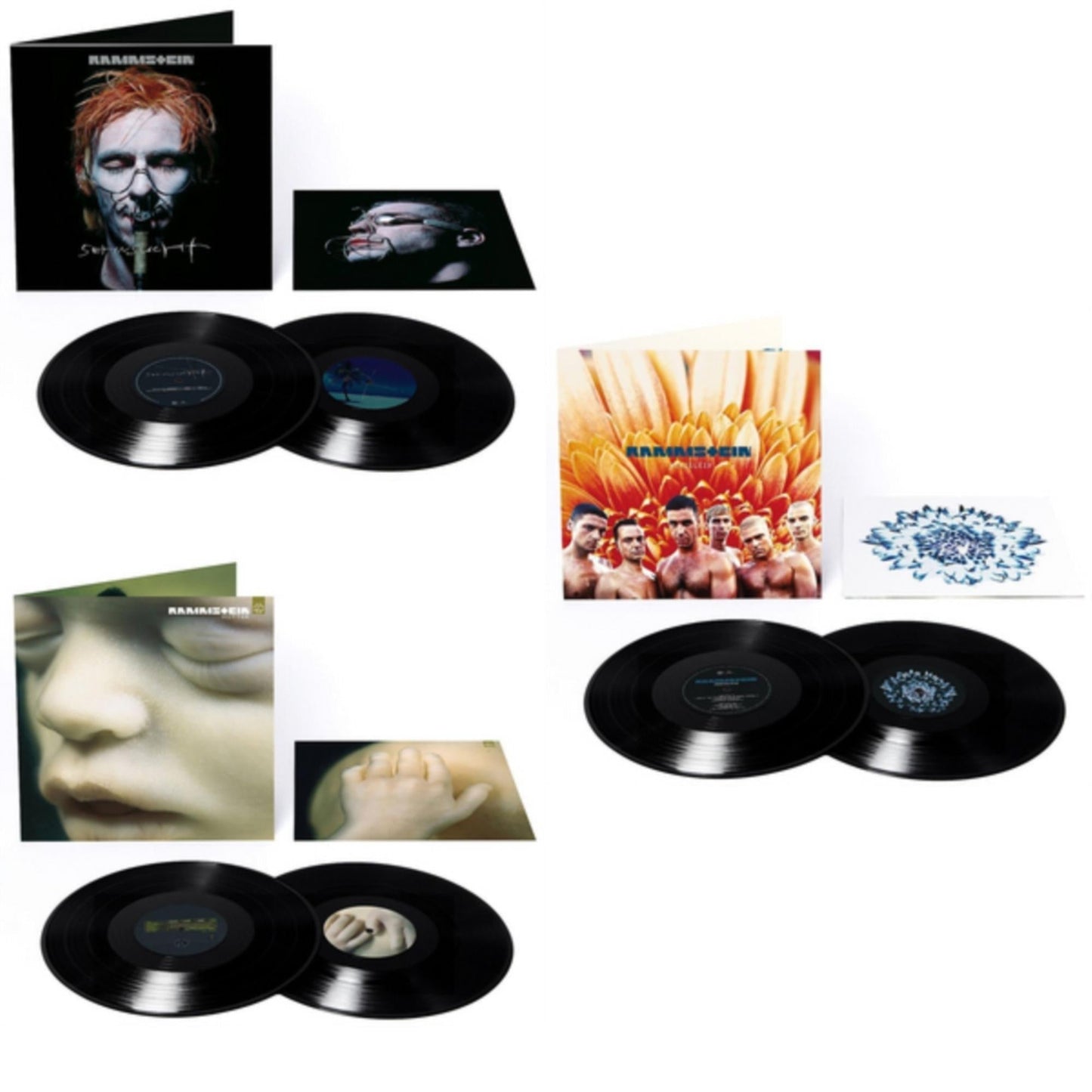 Rammstein - Herzeleid (Limited 2LP) & Sehnsucht (Limited 2LP) & Mutter (Limited 2LP)