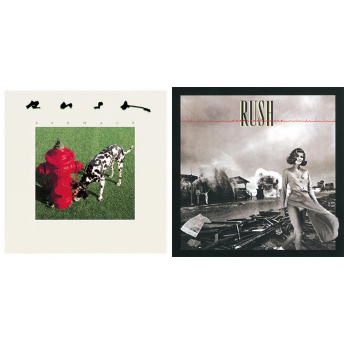 Rush - Permanent Waves (180G) & Signals (180G) - LP Vinyl Bundle