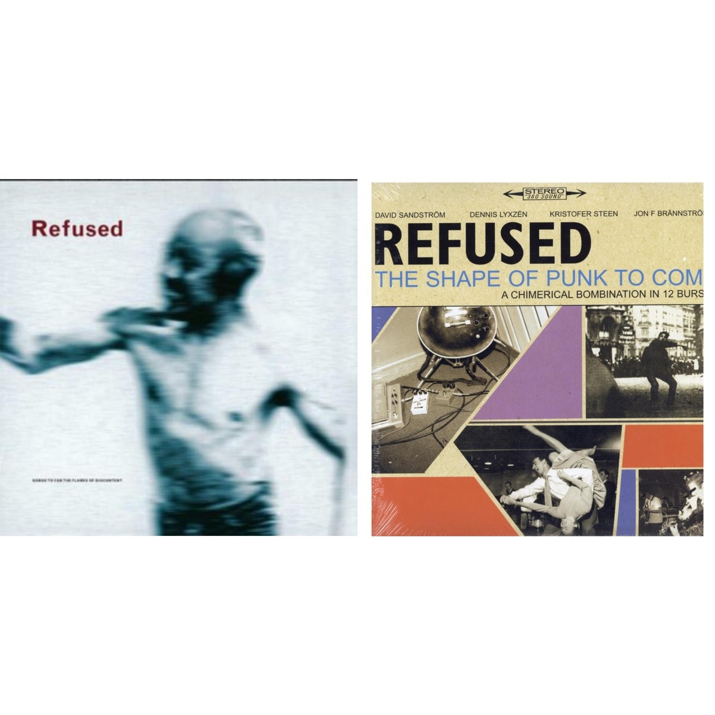 Refused - Songs To Fan The Flames Of Discontent (25Th Anniv) & Shape Of Punk To Come - LP Vinyl Bundle