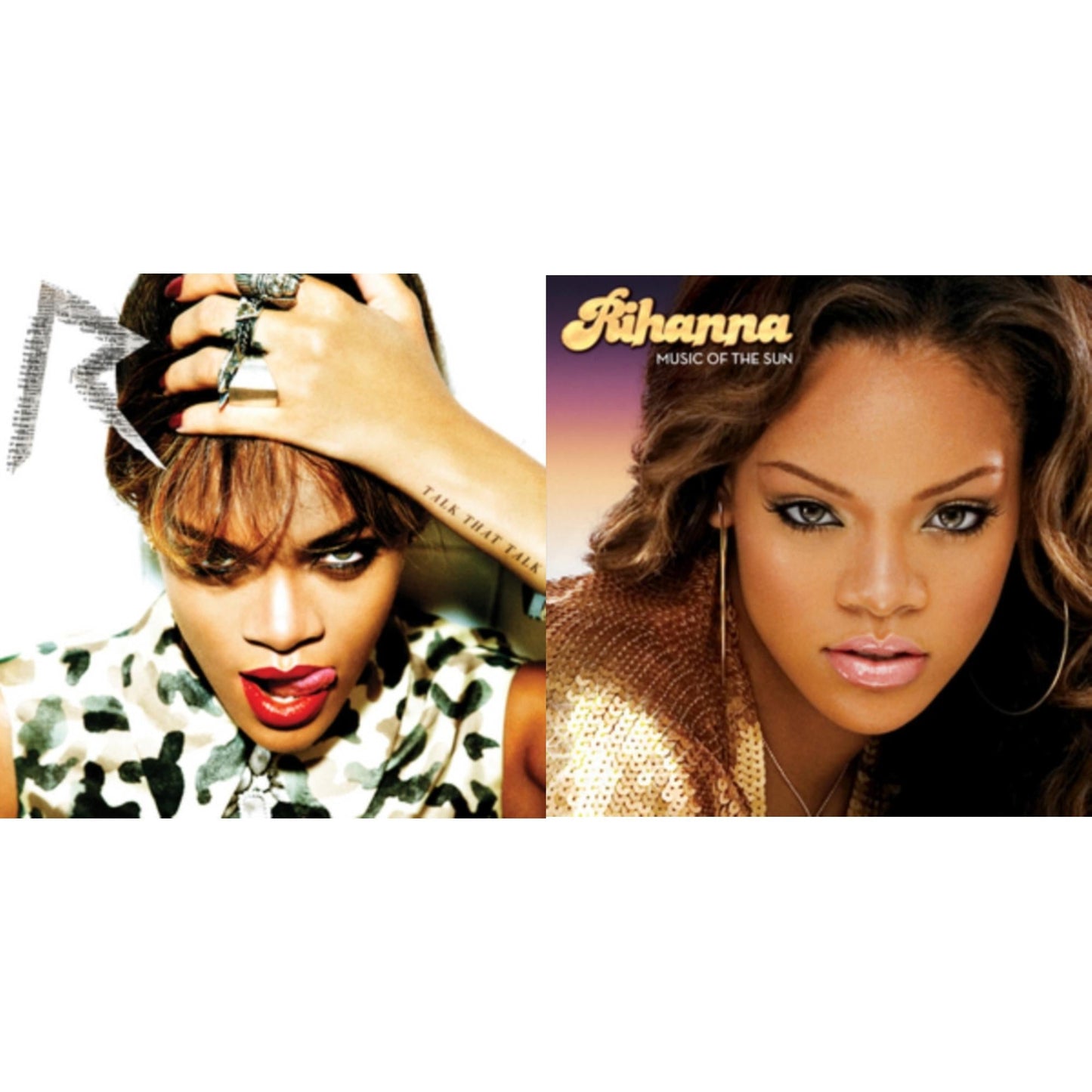 Rihanna - Talk That Talk & Music Of The Sun - LP Vinyl Bundle