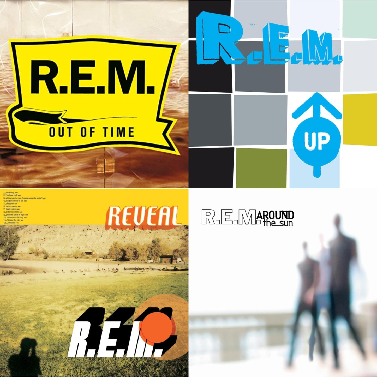 R.E.M. - Out Of Time & Up (25Th Anniversary) (Deluxe Edition) (2LP) & Reveal & Around The Sun (2LP)