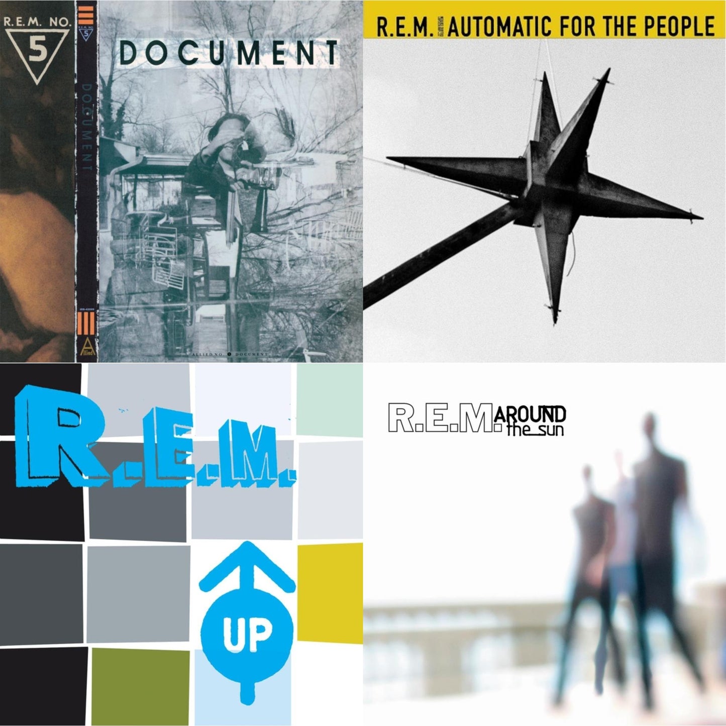 R.E.M. - Document & Automatic For The People (25Th Anniversary Deluxe Edition) & Up (25Th Anniversary) (Deluxe Edition) (2LP) & Around The Sun (2LP)