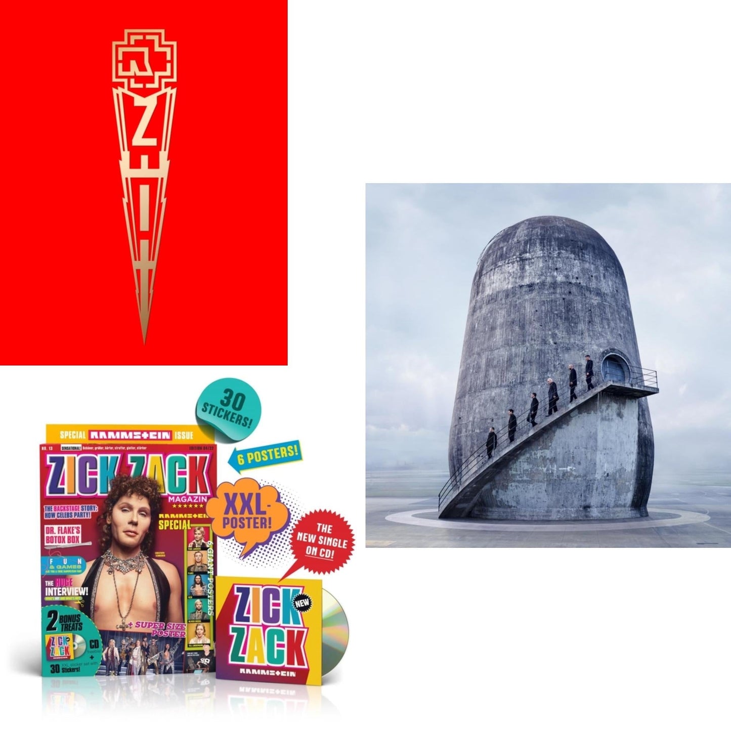 Rammstein - Zeit & Zeit (Special Edition) & Zick Zack (CD/Magazine)