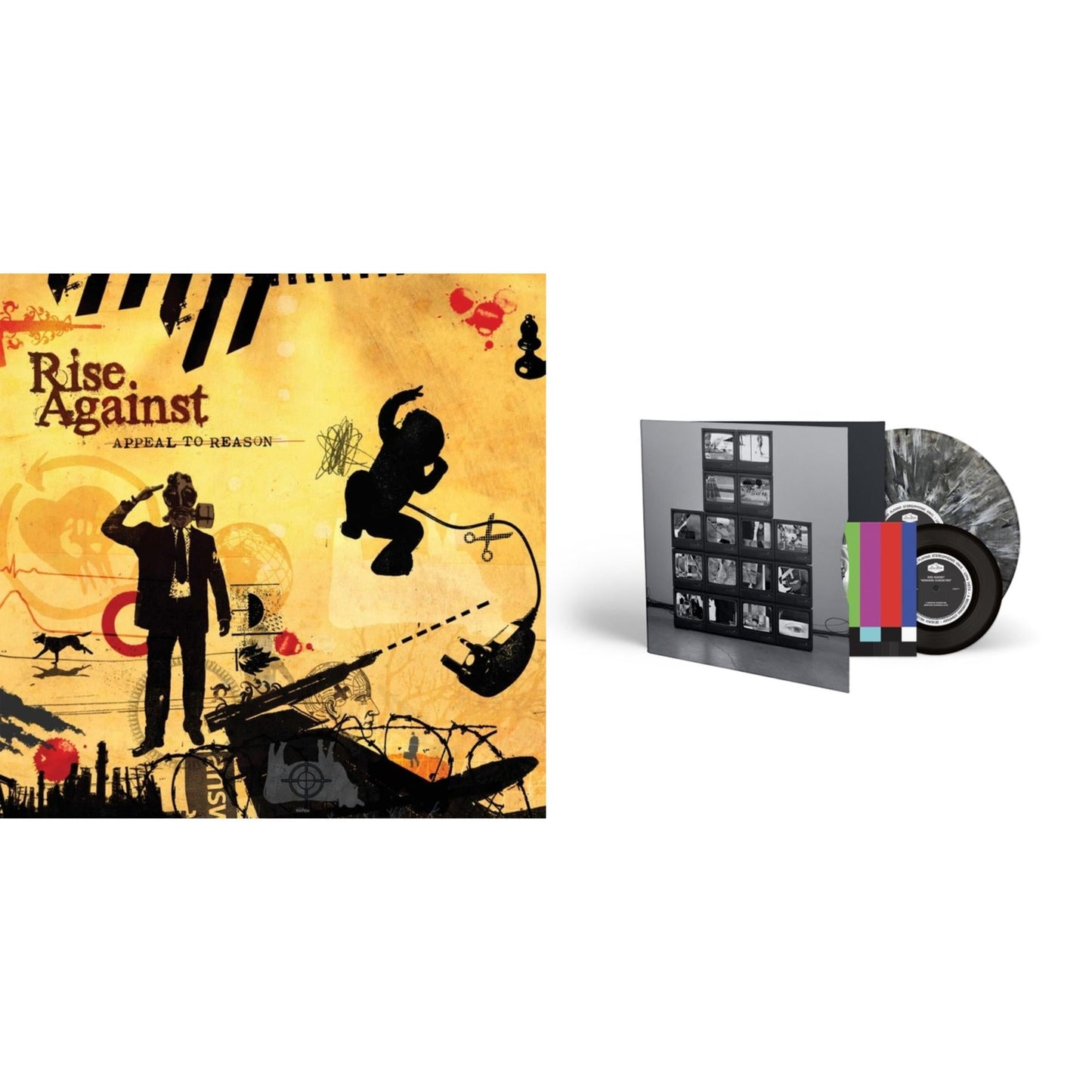 Rise Against - Appeal To Reason & Nowhere Generation (Black & White Smoke LP Vinyl/7Inch Single) (Deluxe)